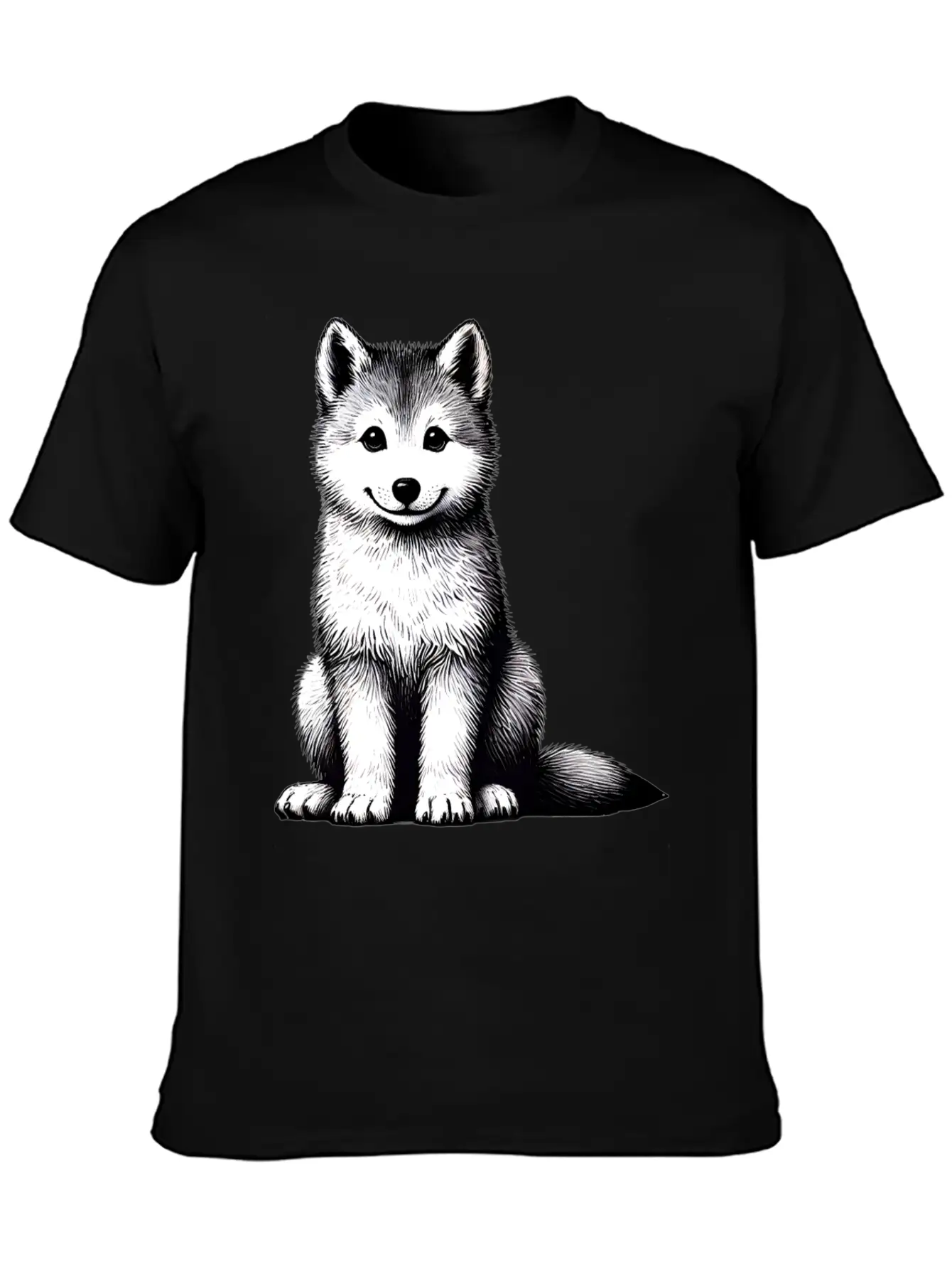 Wild Spirit - Majestic Wolf Companion TSQ Relaxed Everyday Tee – Lightweight And Durable Cotton