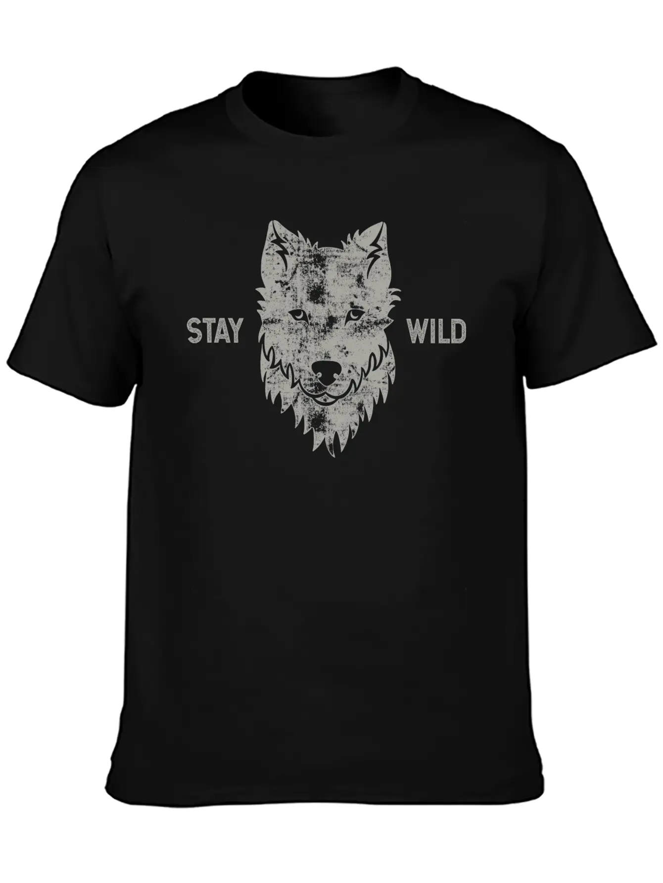 Wild Wolf Basic Graphic T-Shirt – Daily Comfort In Soft Cotton