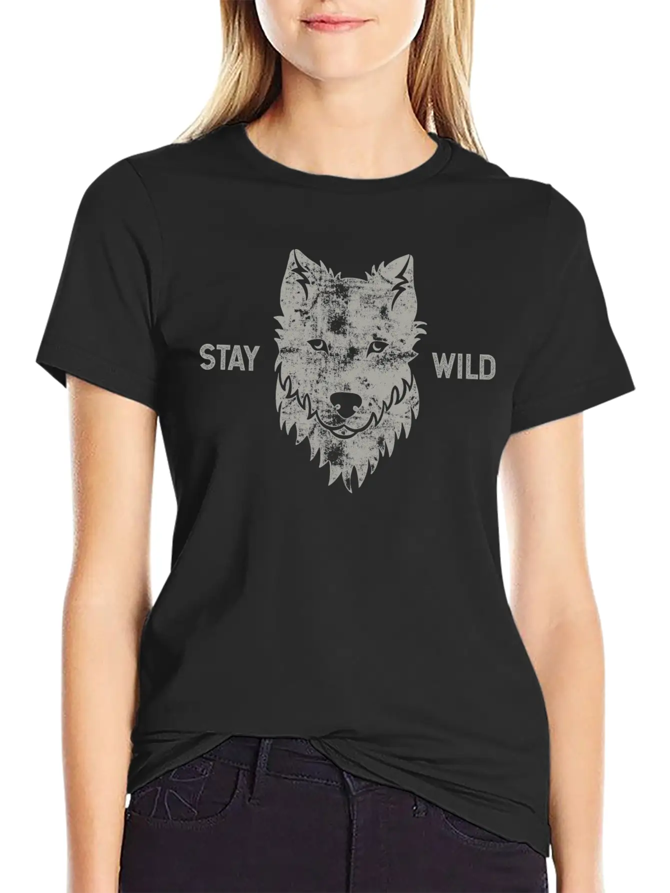 Wild Wolf Basic Graphic T-Shirt – Daily Comfort In Soft Cotton
