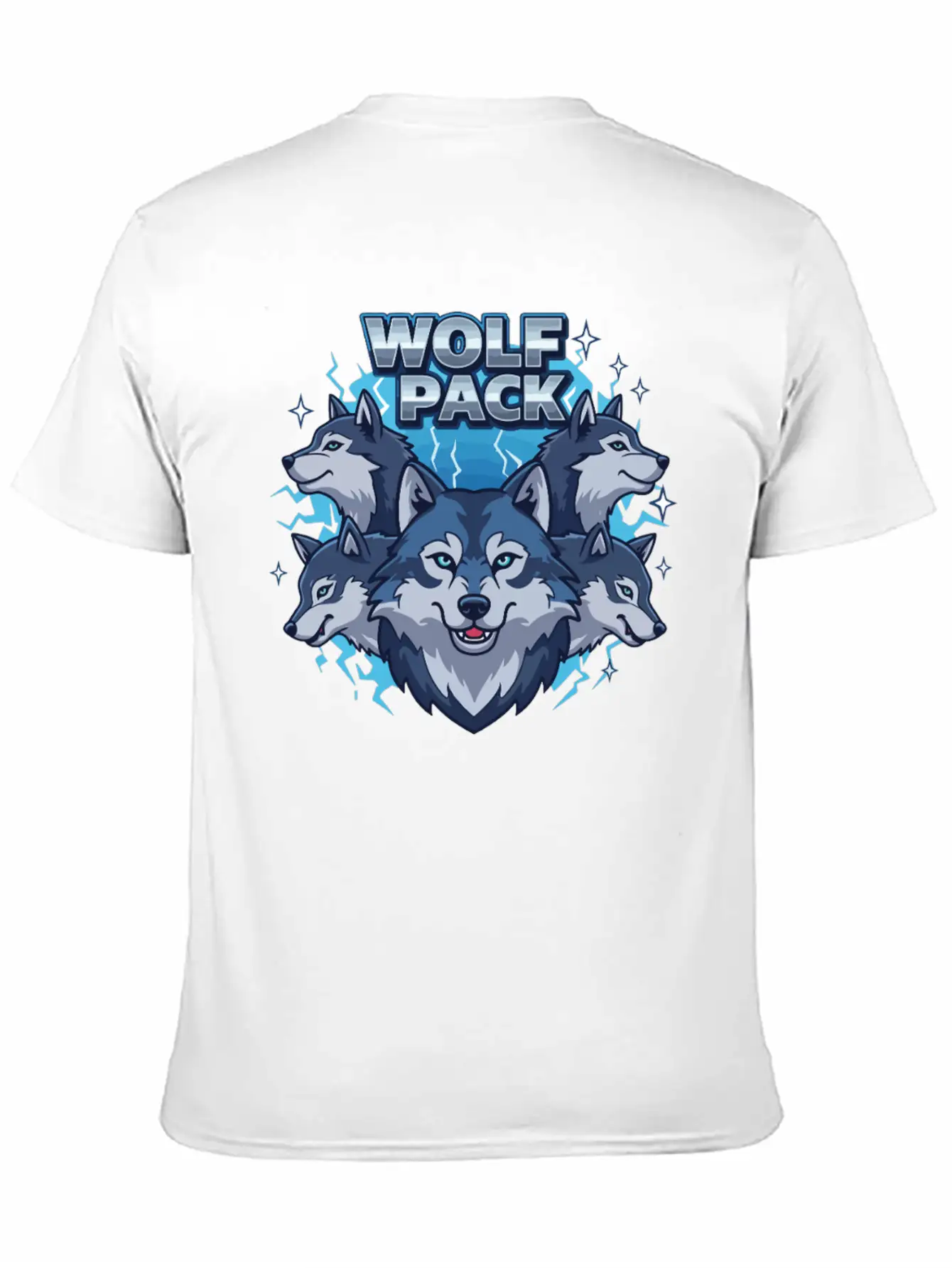 Wild Wolf Pack Power Classic Fit Graphic Tee For Daily Comfort – Unisex Cotton Shirt