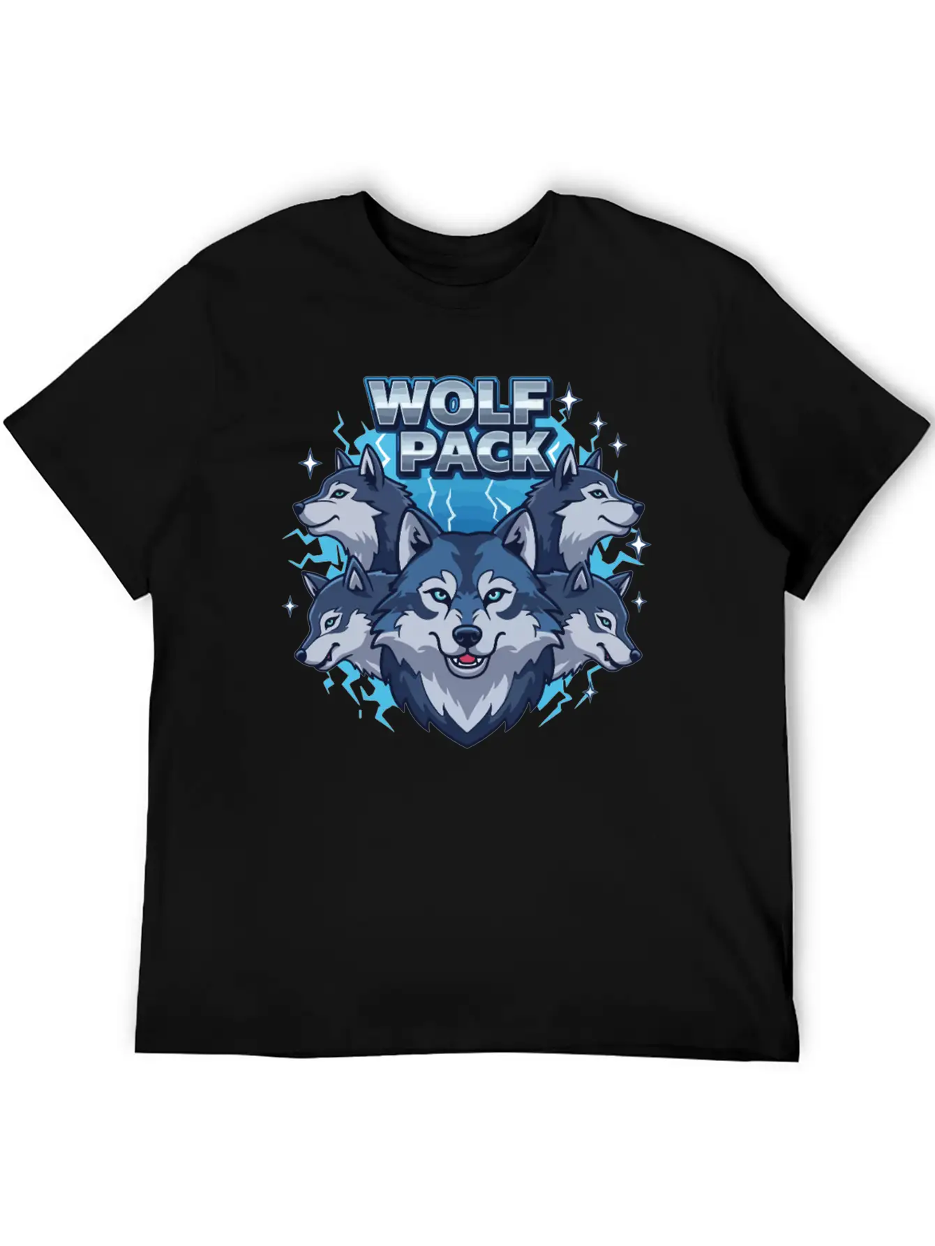 Wild Wolf Pack Power Classic Fit Graphic Tee For Daily Comfort – Unisex Cotton Shirt