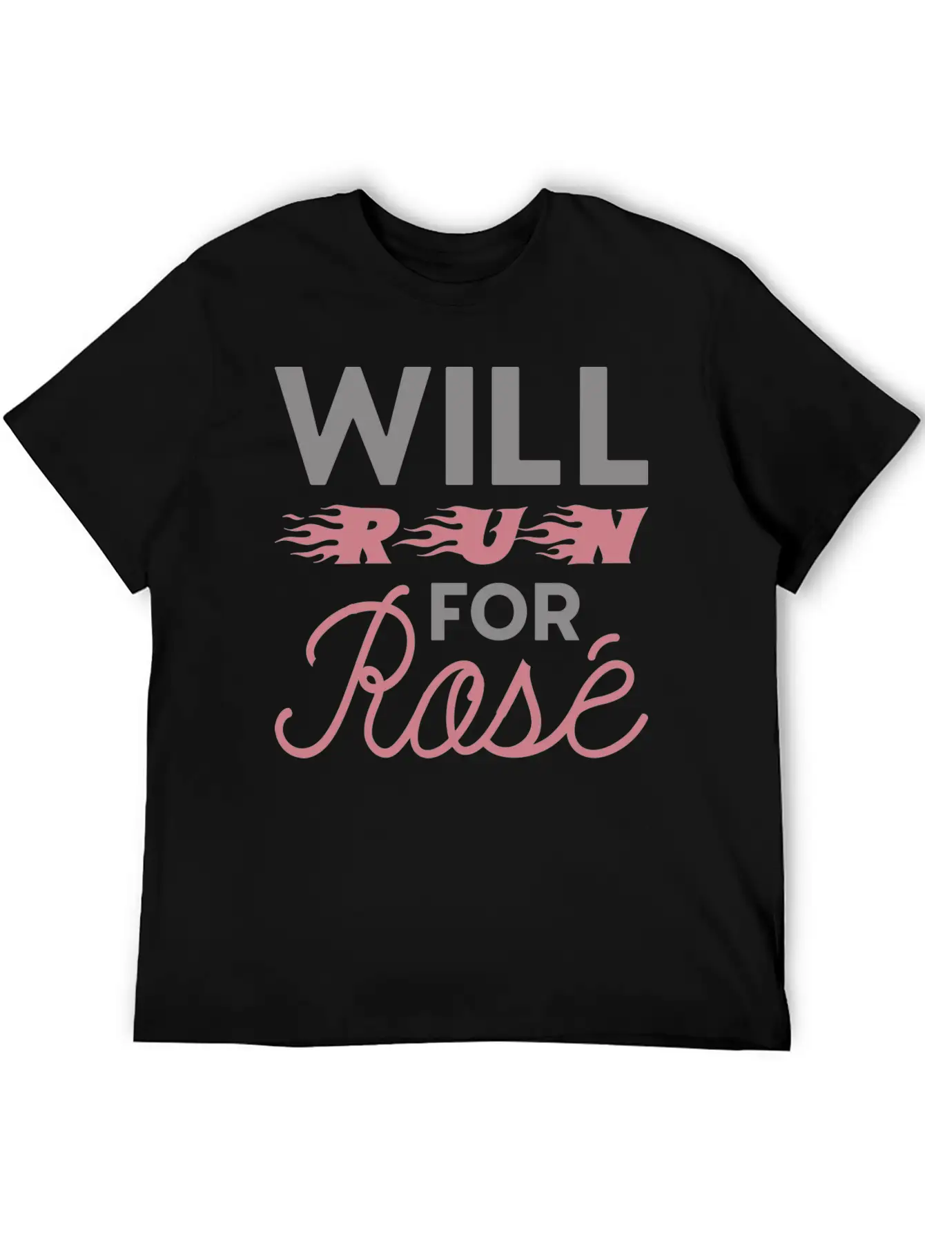 Will Run For Ros Lightweight Cotton T-Shirt – Daily Comfort Graphic Shirt