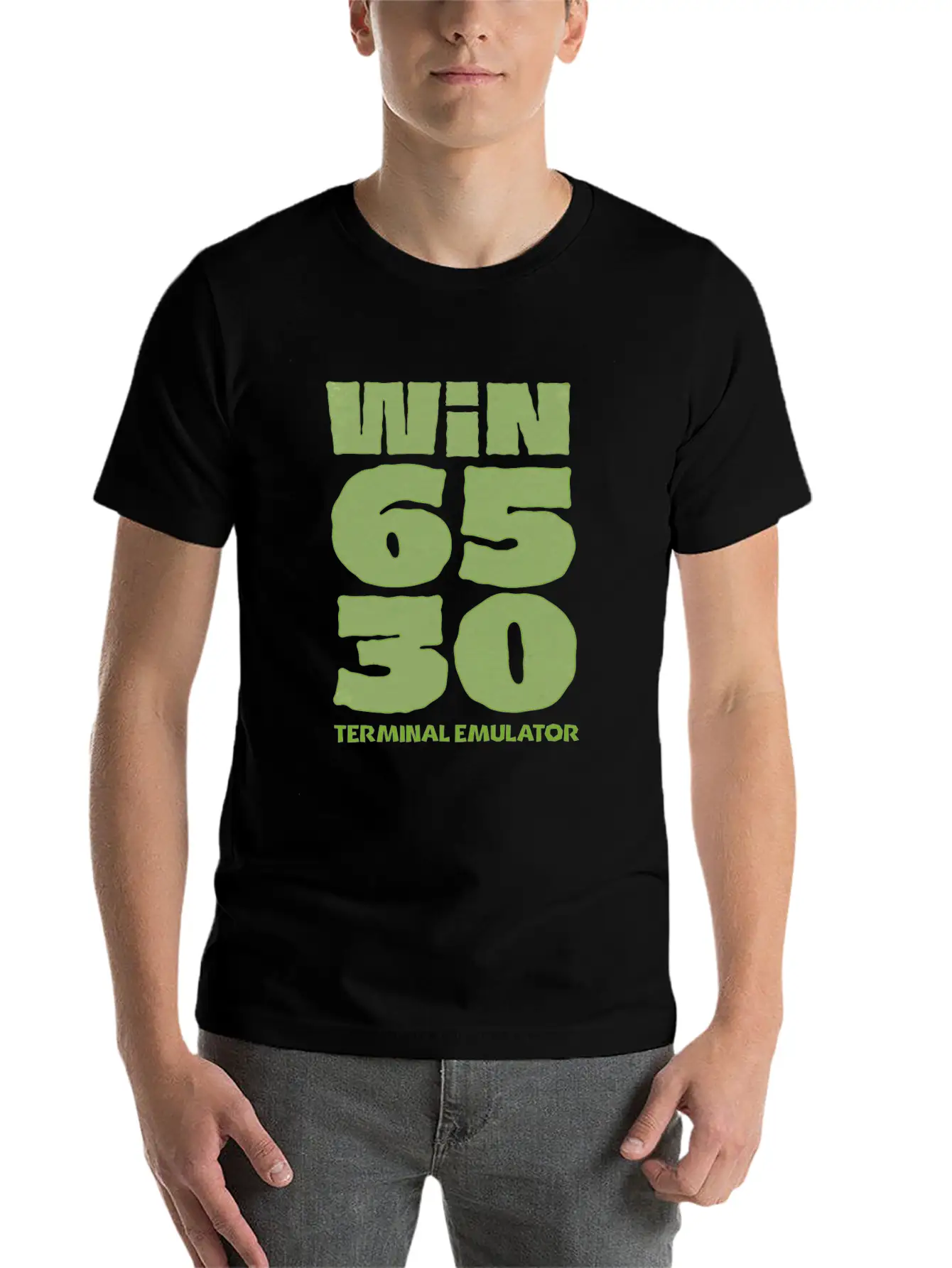 Win6530 Terminal Emulator Classic Fit Graphic Tee For Daily Comfort – Unisex Cotton Shirt