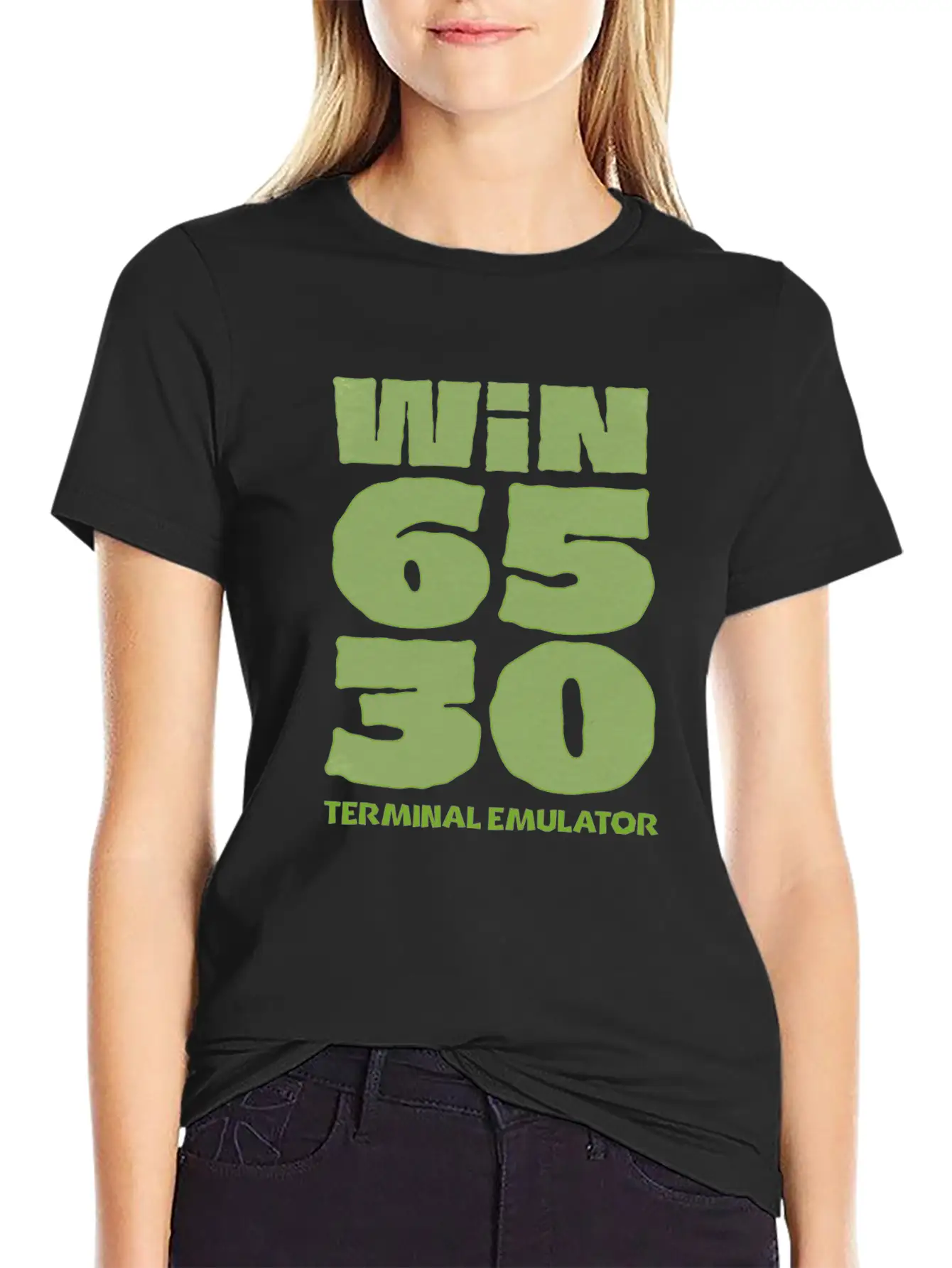 Win6530 Terminal Emulator Classic Fit Graphic Tee For Daily Comfort – Unisex Cotton Shirt