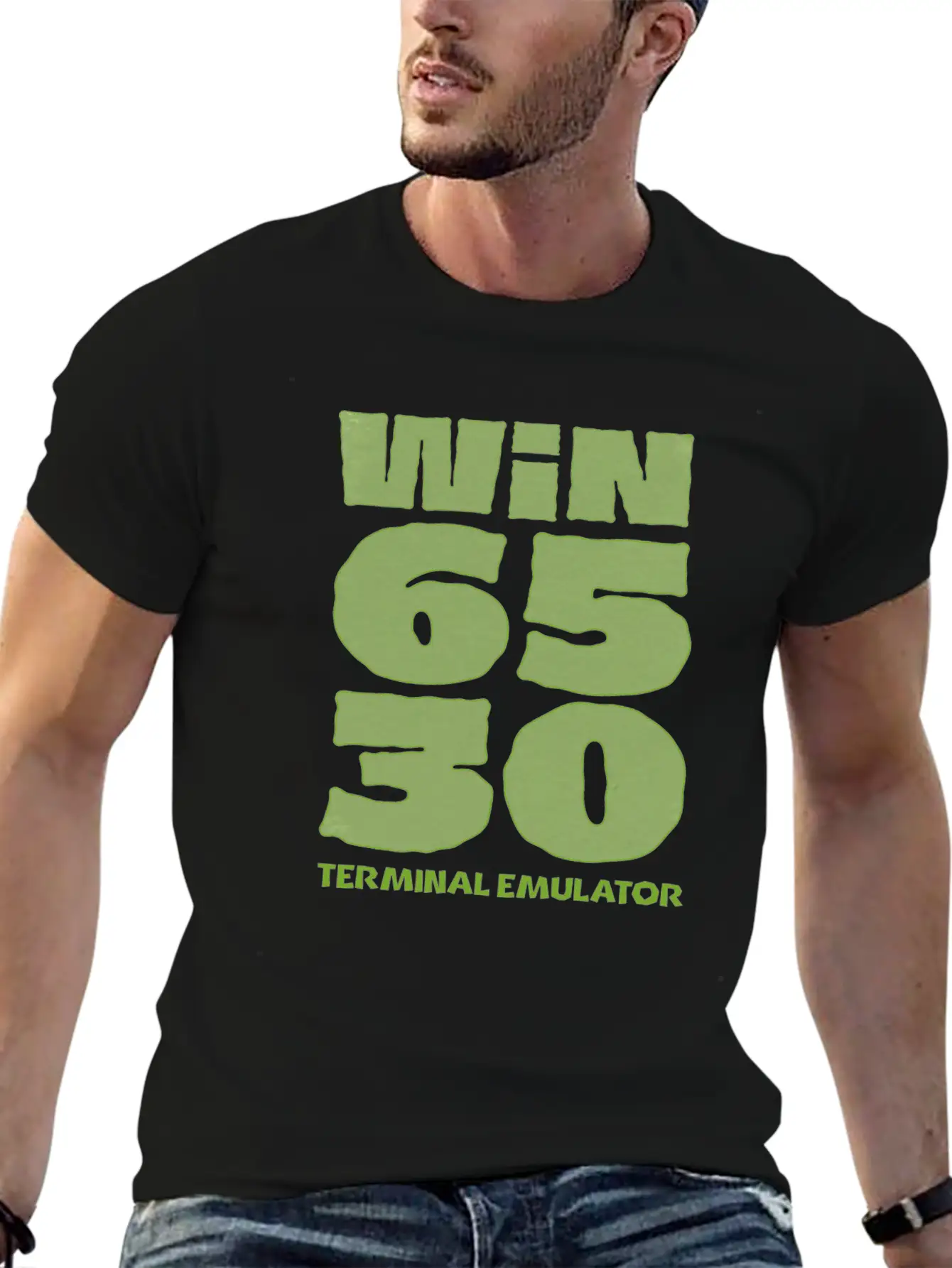 Win6530 Terminal Emulator Classic Fit Graphic Tee For Daily Comfort – Unisex Cotton Shirt