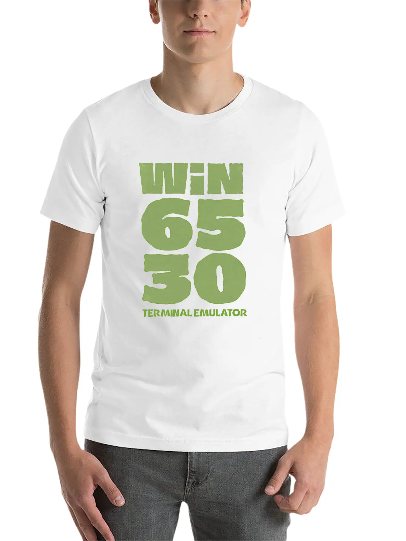 Win6530 Terminal Emulator Classic Fit Graphic Tee For Daily Comfort – Unisex Cotton Shirt