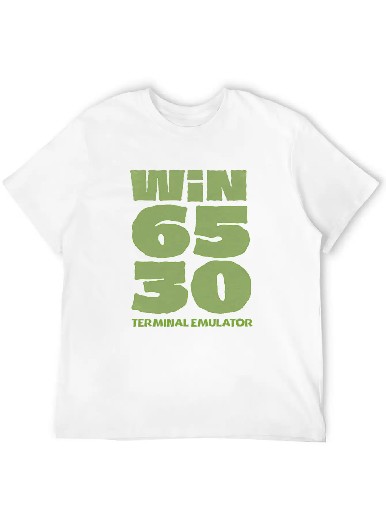 Win6530 Terminal Emulator Classic Fit Graphic Tee For Daily Comfort – Unisex Cotton Shirt