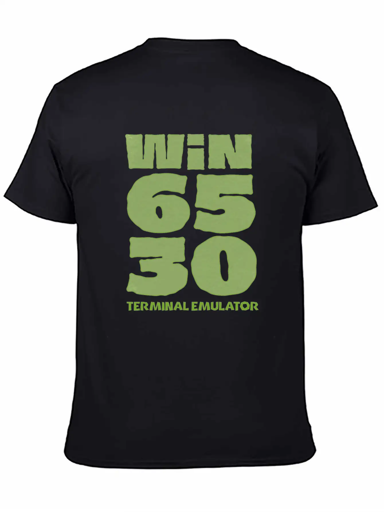 Win6530 Terminal Emulator Classic Fit Graphic Tee For Daily Comfort – Unisex Cotton Shirt