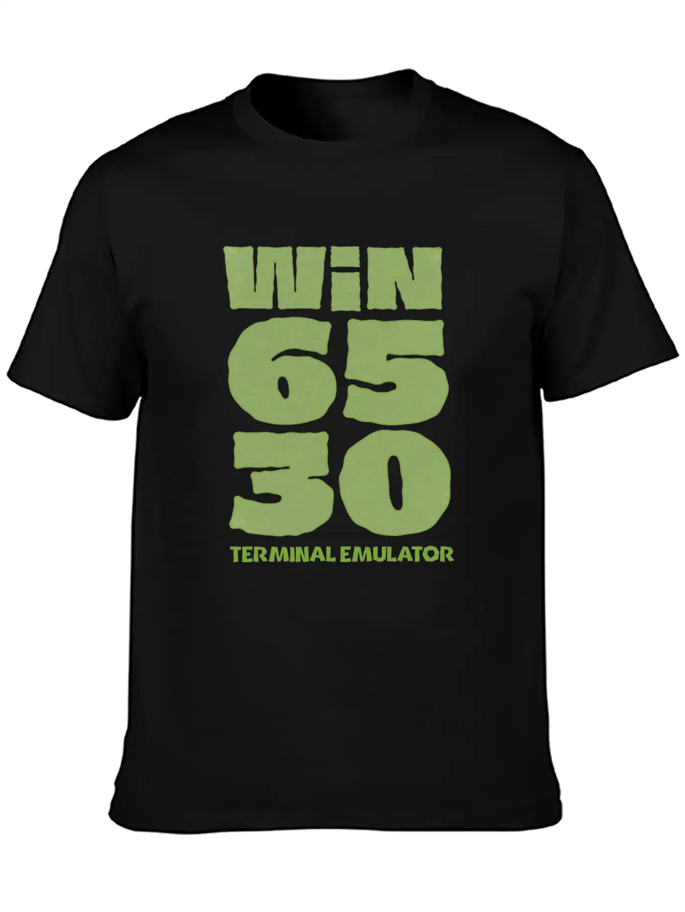 Win6530 Terminal Emulator Classic Fit Graphic Tee For Daily Comfort – Unisex Cotton Shirt