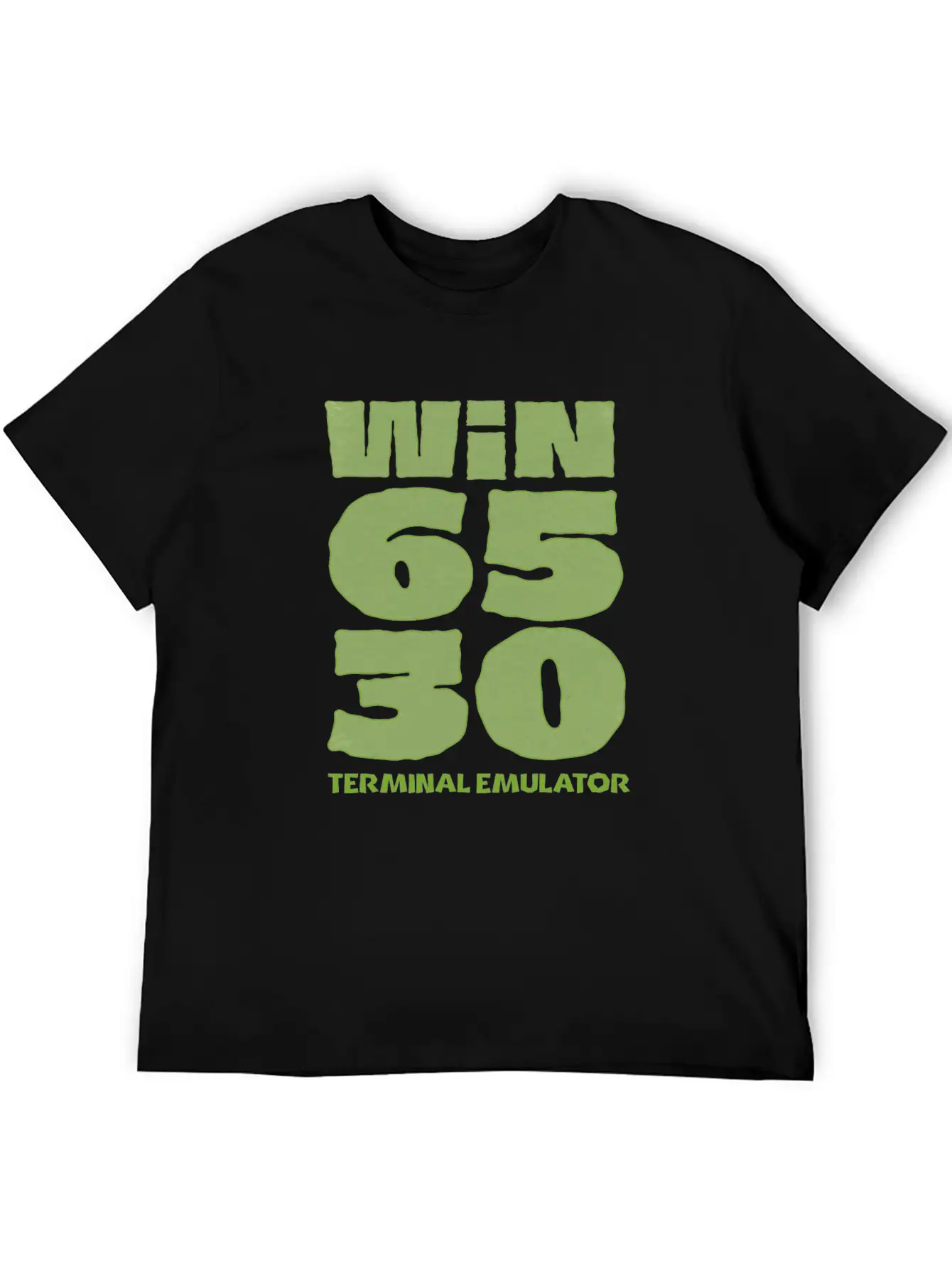 Win6530 Terminal Emulator Classic Fit Graphic Tee For Daily Comfort – Unisex Cotton Shirt