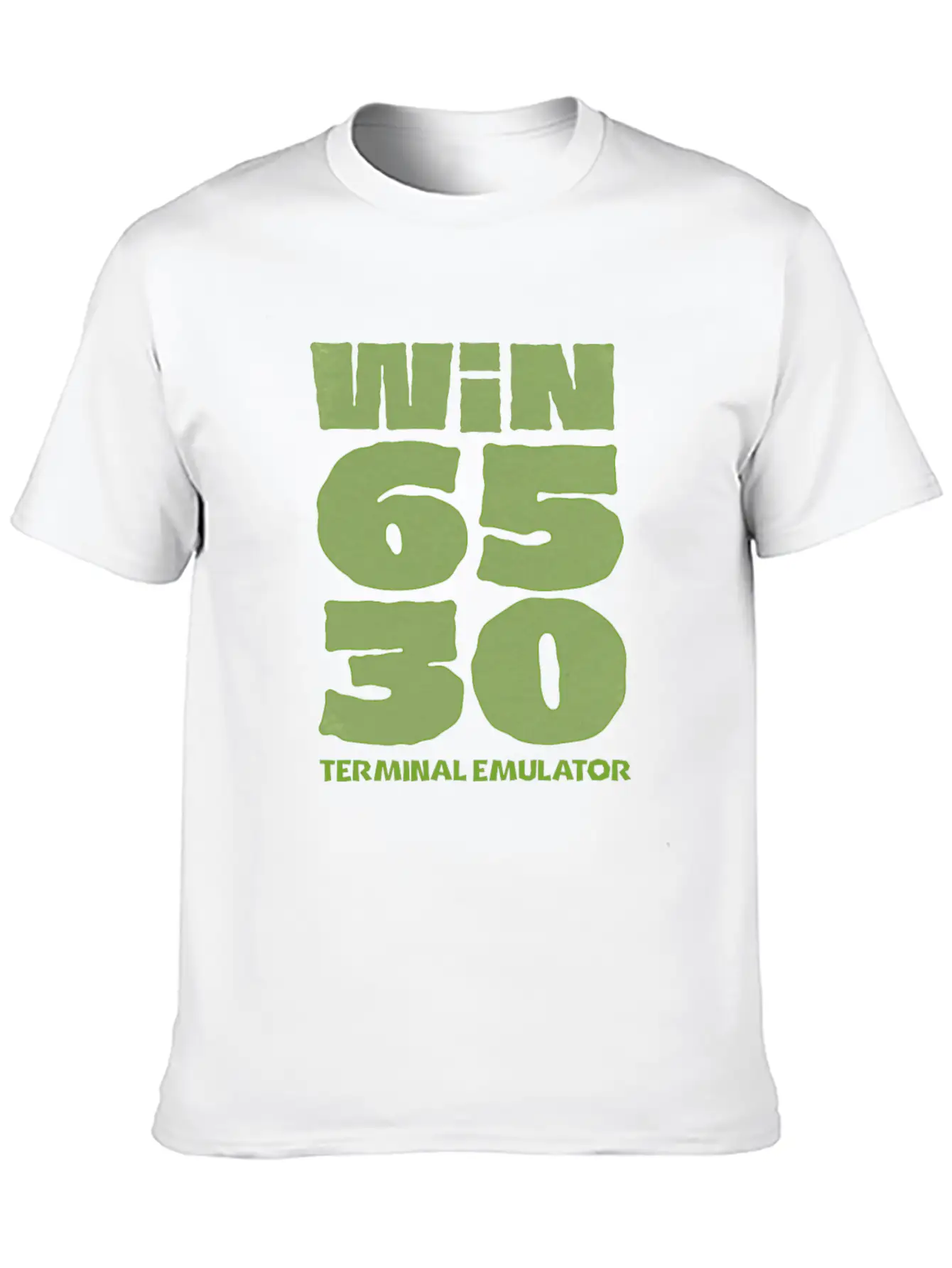 Win6530 Terminal Emulator Classic Fit Graphic Tee For Daily Comfort – Unisex Cotton Shirt