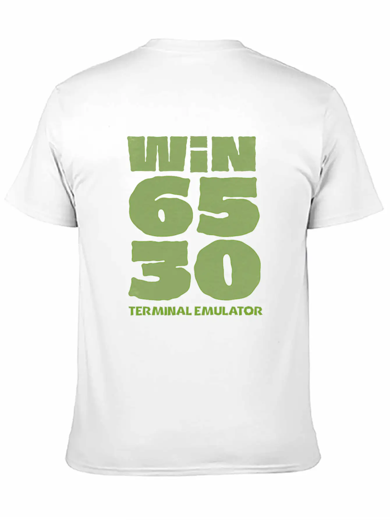 Win6530 Terminal Emulator Classic Fit Graphic Tee For Daily Comfort – Unisex Cotton Shirt