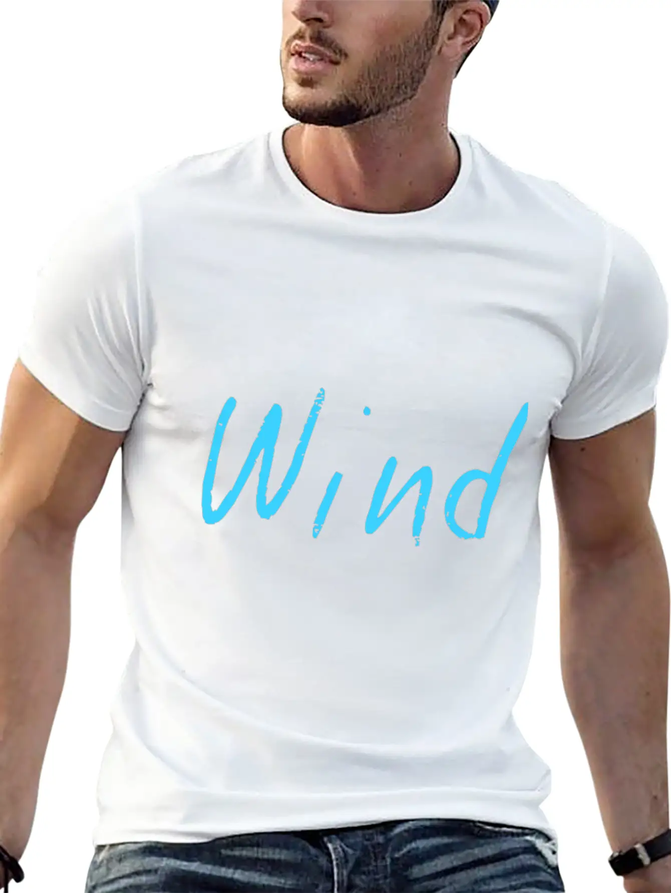 Wind Lightweight Cotton T-Shirt – Daily Comfort Graphic Shirt