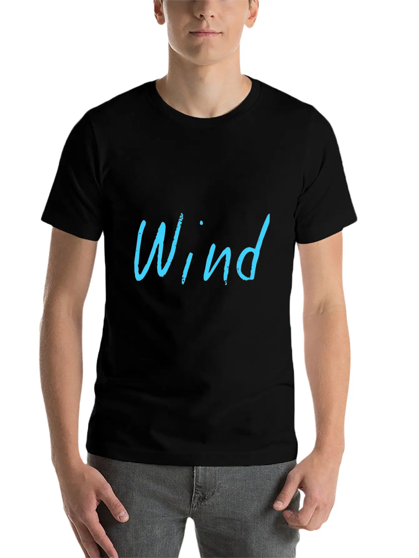 Wind Lightweight Cotton T-Shirt – Daily Comfort Graphic Shirt