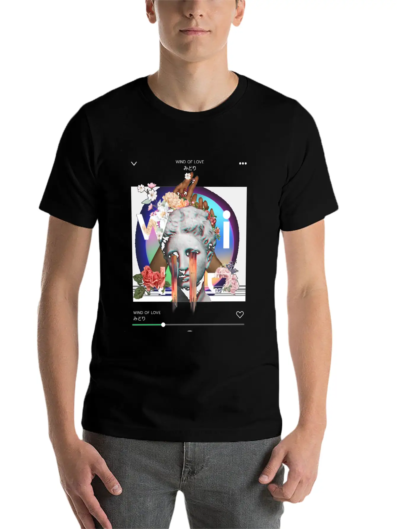 Wind Of Love Collage Art Soft Cotton Short Sleeve Tee – Unisex Wardrobe Staple