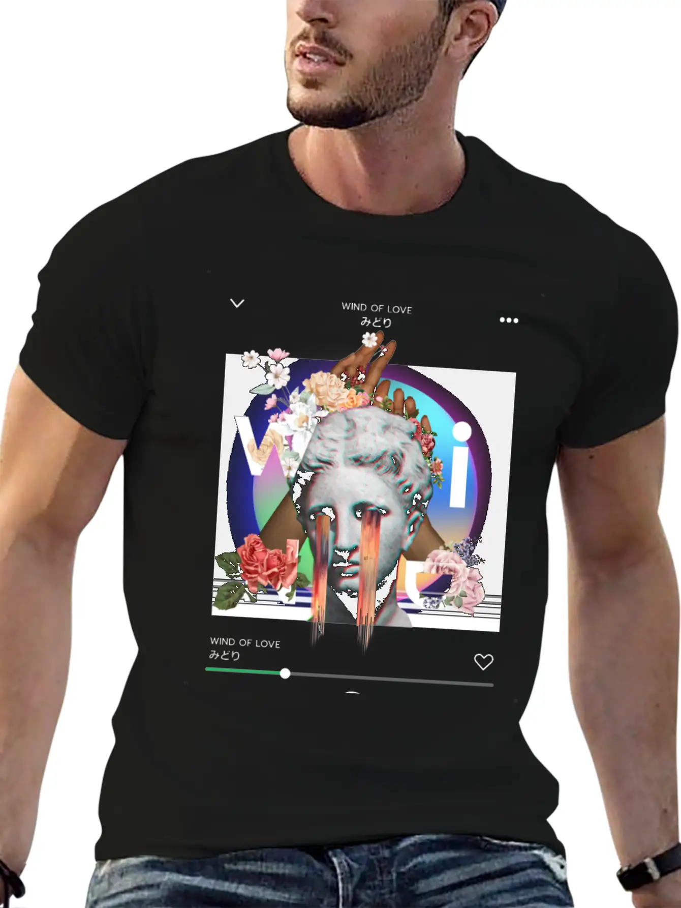 Wind Of Love Collage Art Soft Cotton Short Sleeve Tee – Unisex Wardrobe Staple