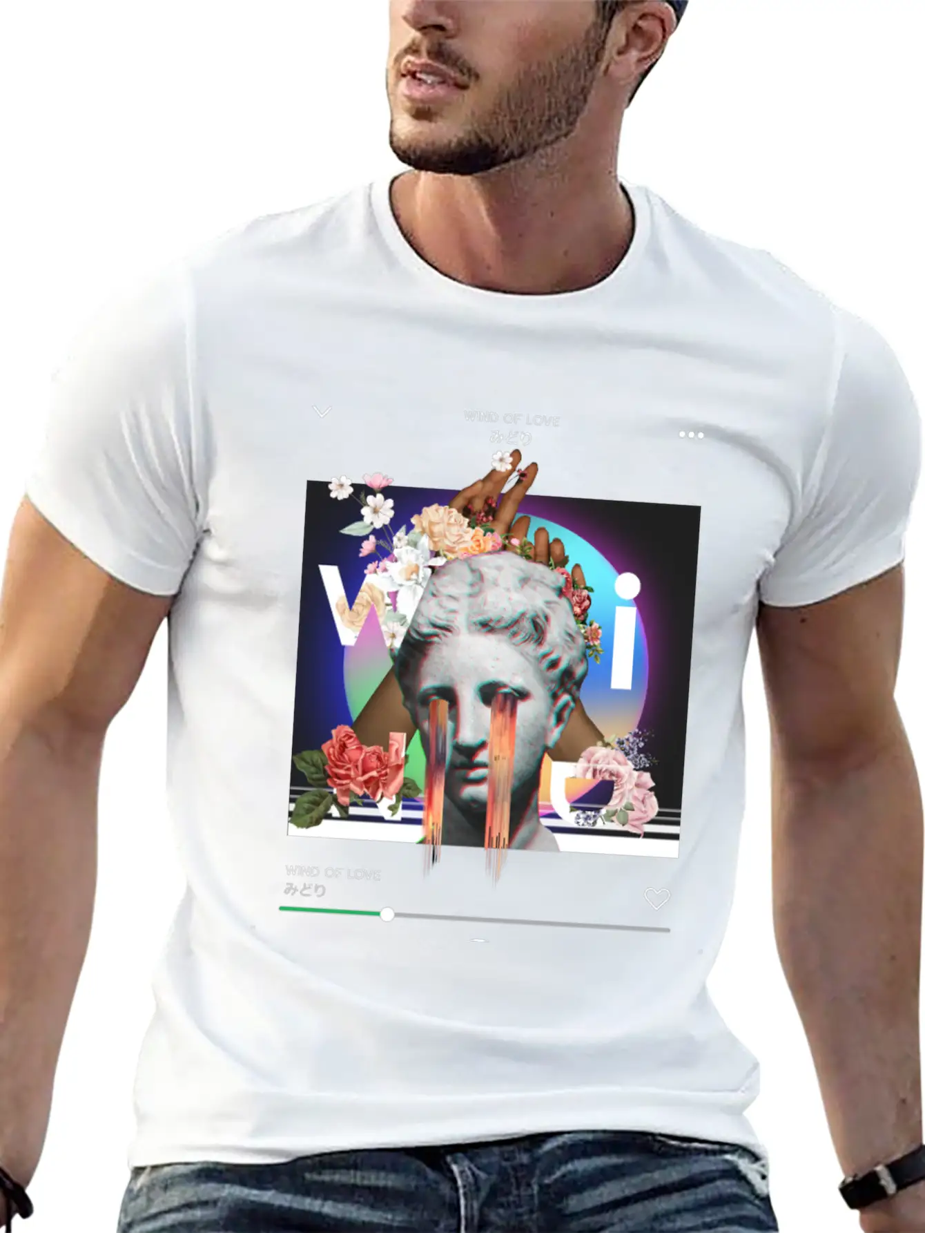 Wind Of Love Collage Art Soft Cotton Short Sleeve Tee – Unisex Wardrobe Staple