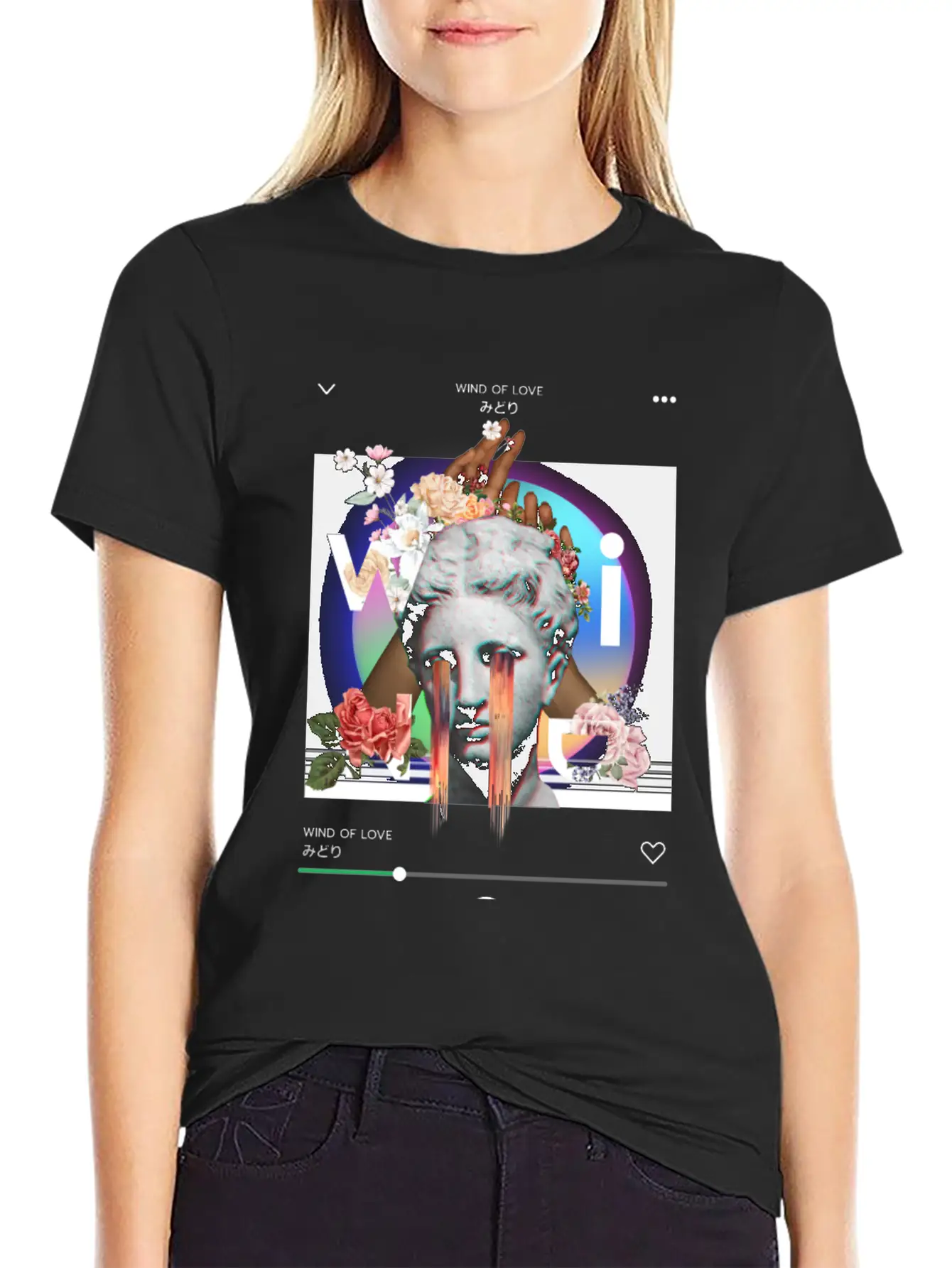 Wind Of Love Collage Art Soft Cotton Short Sleeve Tee – Unisex Wardrobe Staple
