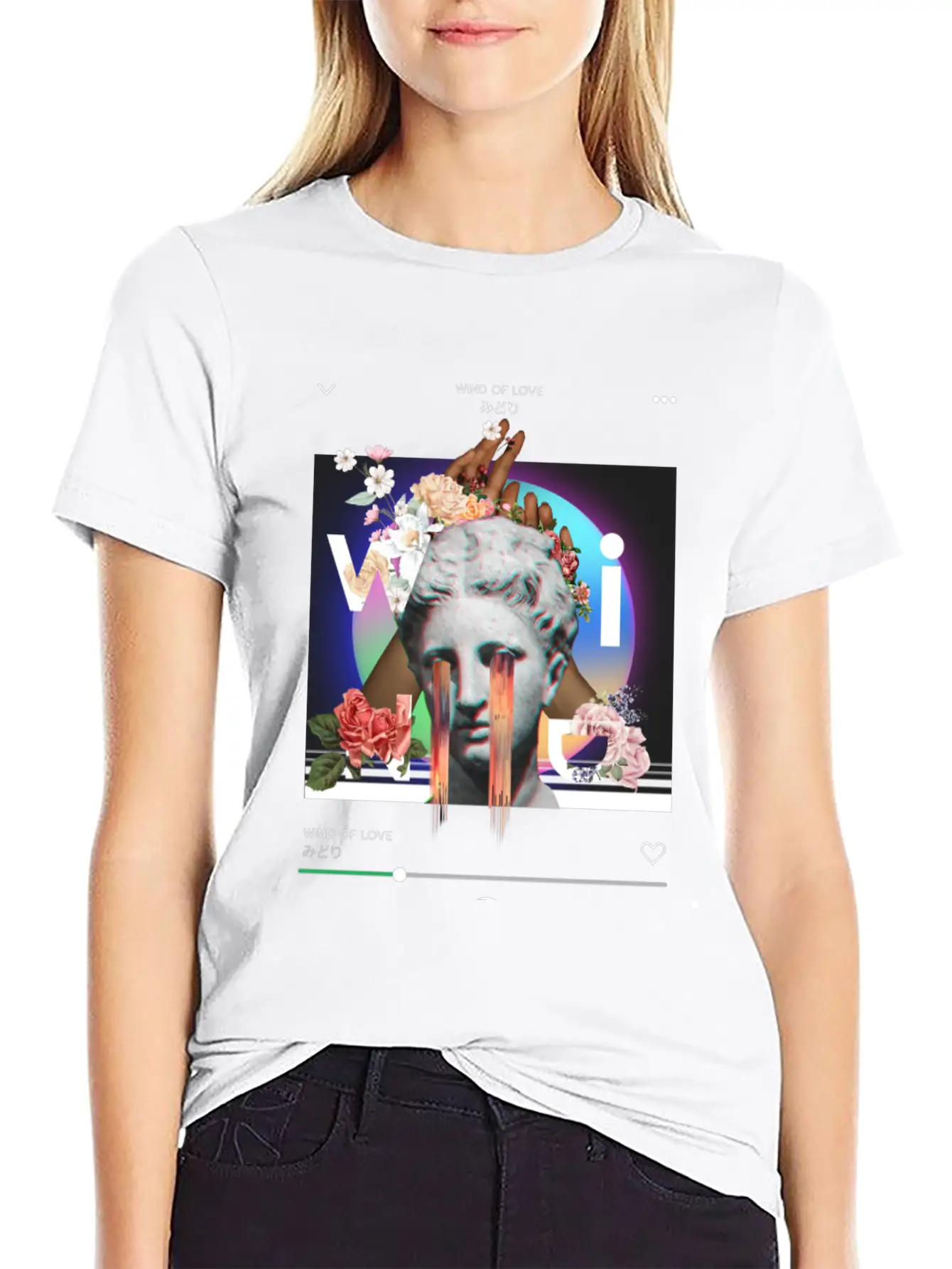 Wind Of Love Collage Art Soft Cotton Short Sleeve Tee – Unisex Wardrobe Staple