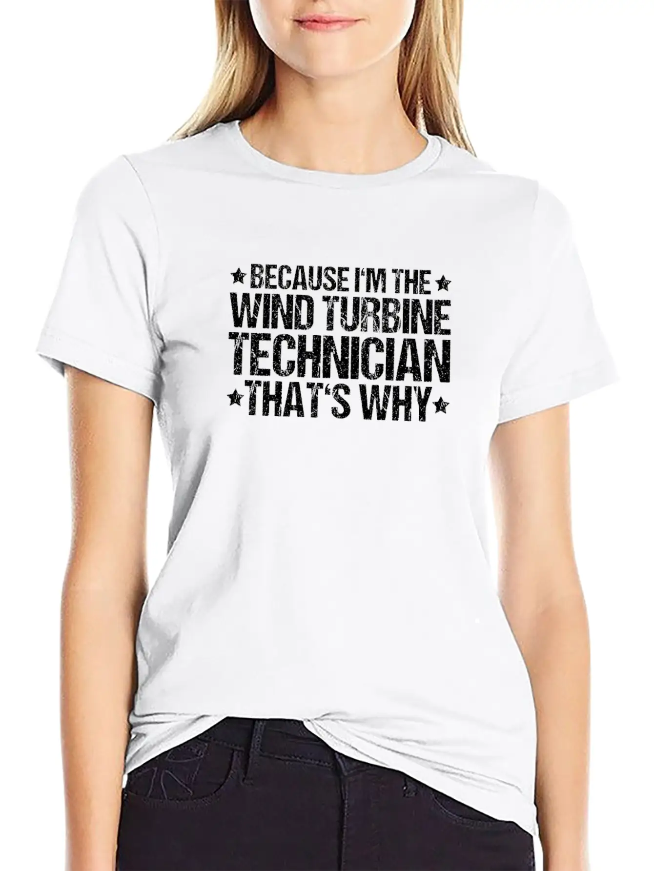 Wind Turbine Technician Wind Technician Wind Power Lightweight Cotton T-Shirt – Daily Comfort Graphic Shirt