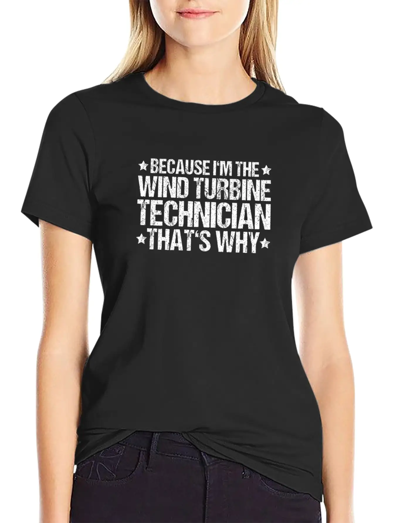 Wind Turbine Technician Wind Technician Wind Power Lightweight Cotton T-Shirt – Daily Comfort Graphic Shirt