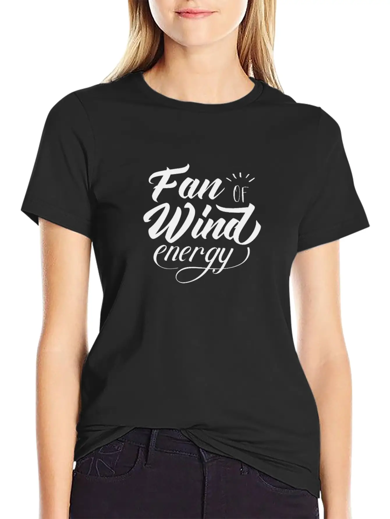 Windmill Wind Power Wind Energy Renewable Green Essential Cotton Tee For Daily Outfits – Unisex Style