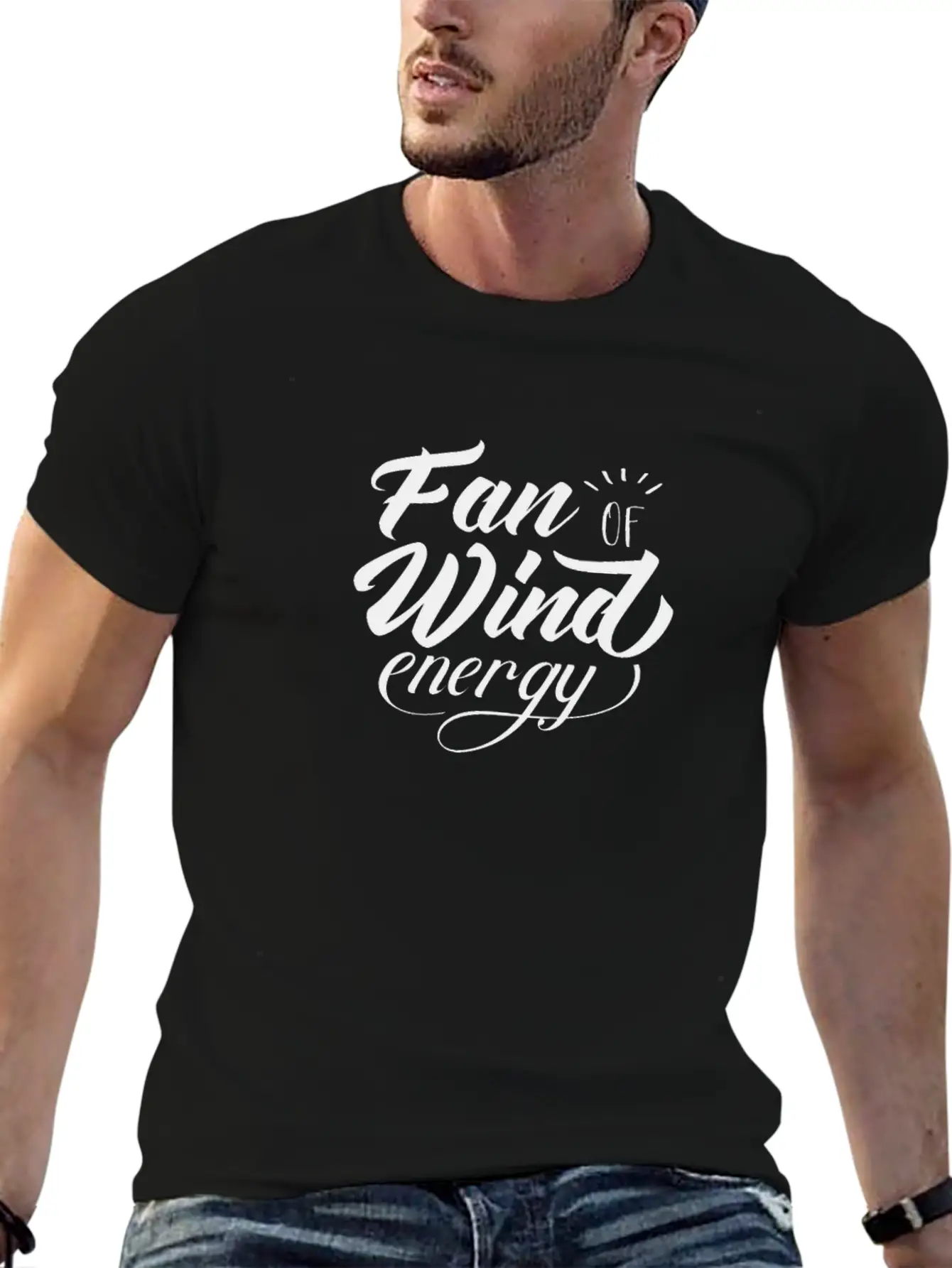 Windmill Wind Power Wind Energy Renewable Green Essential Cotton Tee For Daily Outfits – Unisex Style