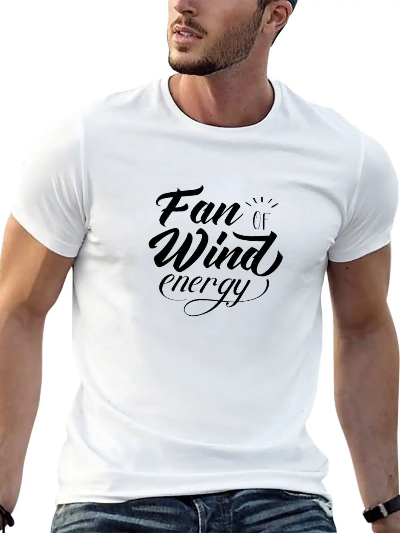 Windmill Wind Power Wind Energy Renewable Green Essential Cotton Tee For Daily Outfits – Unisex Style