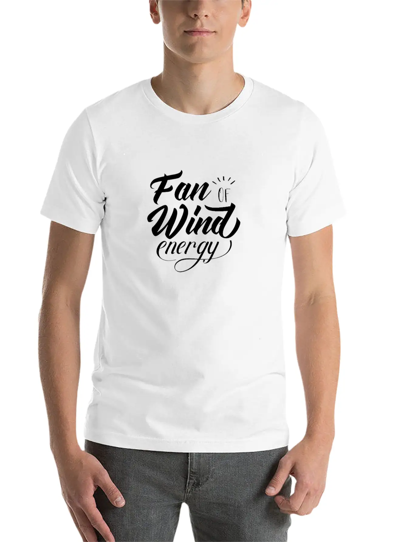 Windmill Wind Power Wind Energy Renewable Green Essential Cotton Tee For Daily Outfits – Unisex Style