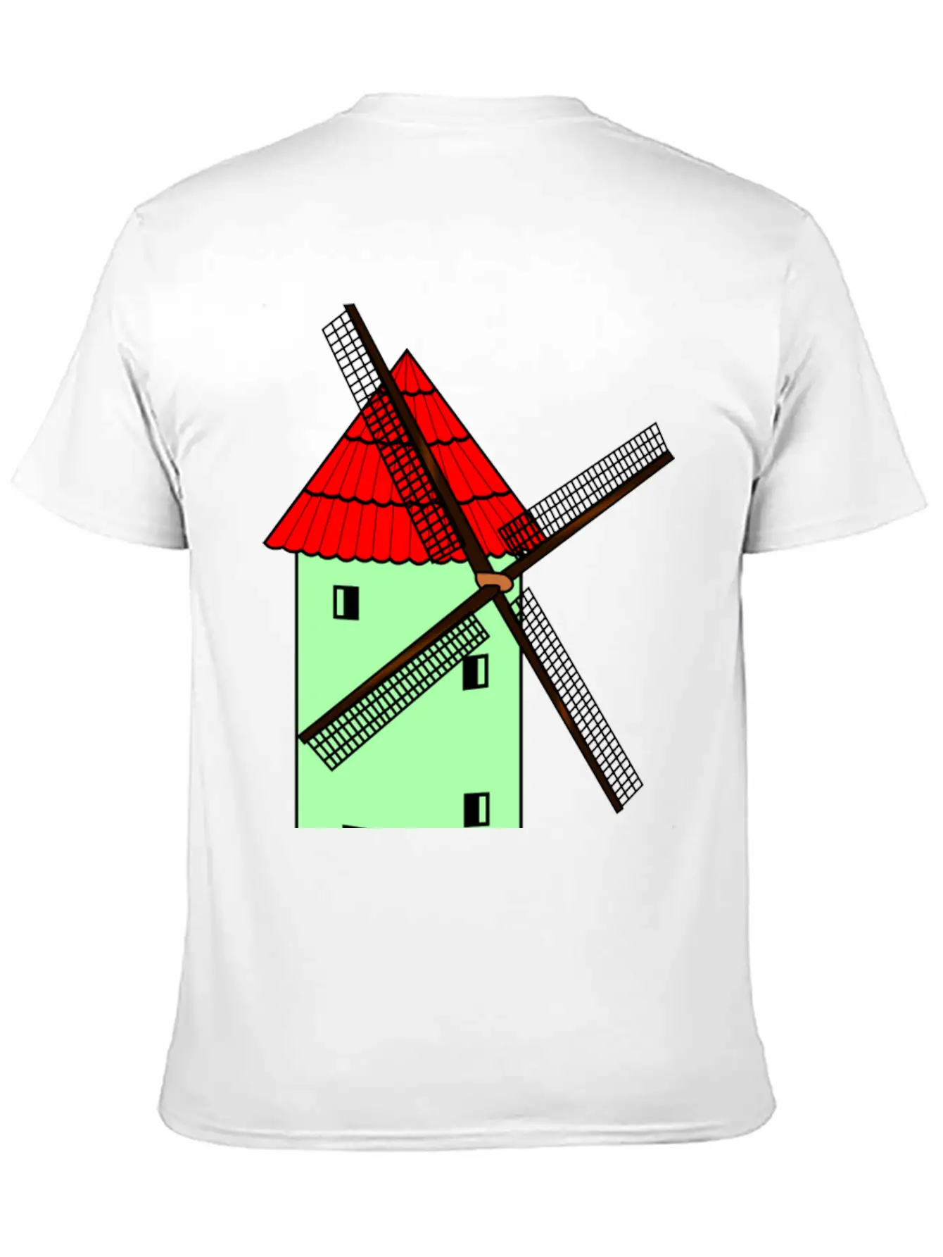 Windmill Windmuehle Wind Turbine Windrad32 Unisex Casual T-Shirt ��� Clean Design For Daily Comfort