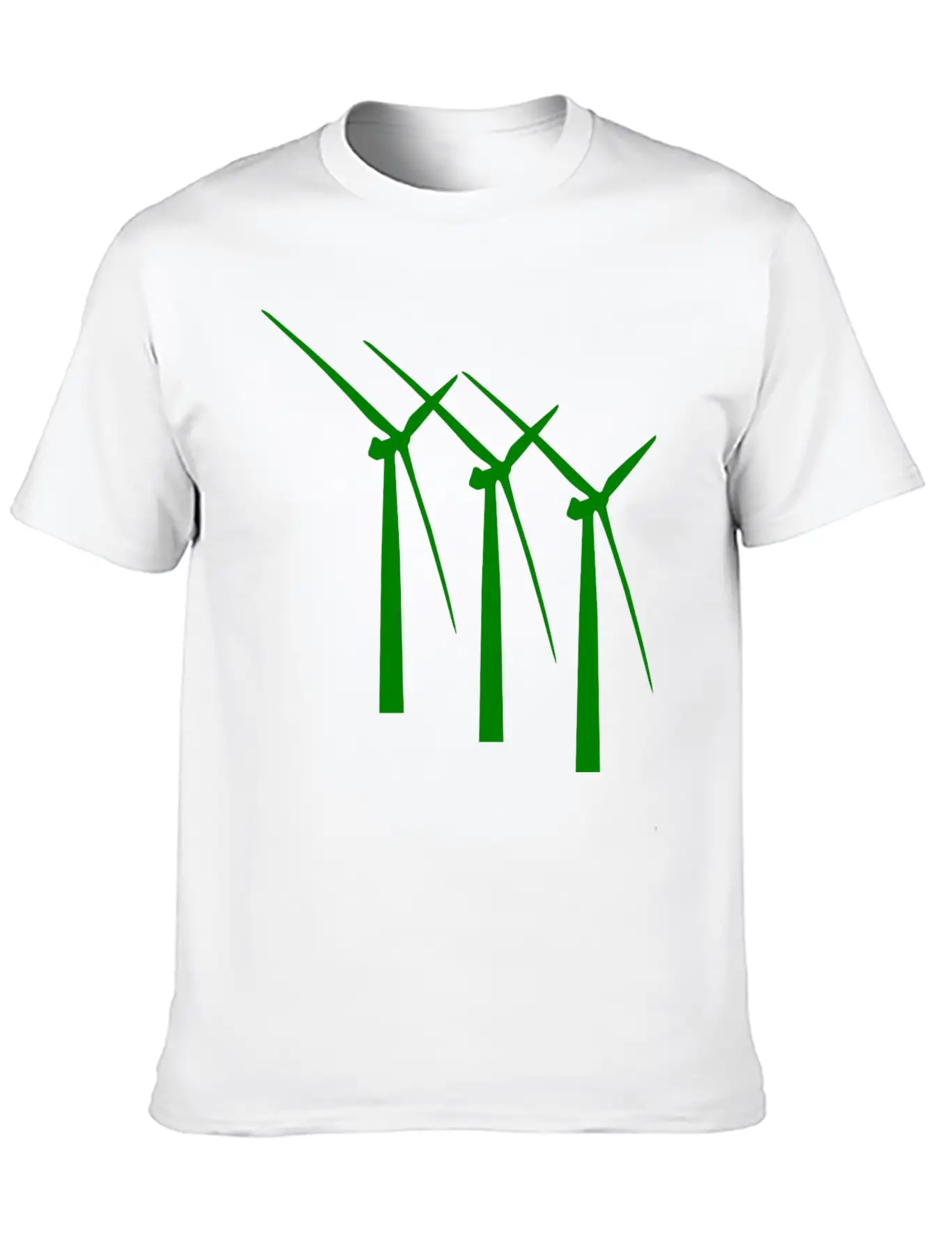 Windmill Windmuehle Wind Turbine Windrad41 Basic Graphic T-Shirt – Daily Comfort In Soft Cotton