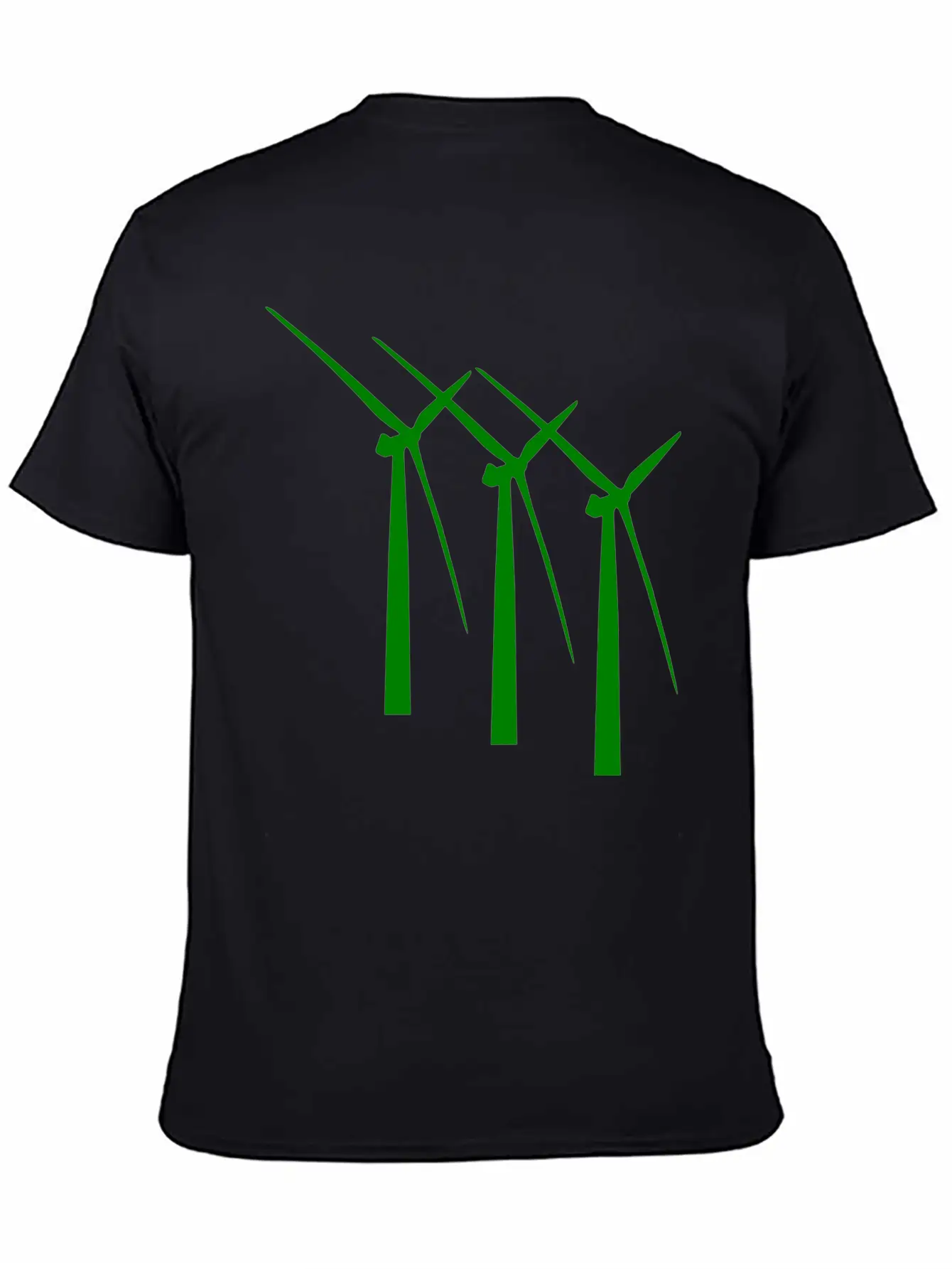 Windmill Windmuehle Wind Turbine Windrad41 Basic Graphic T-Shirt – Daily Comfort In Soft Cotton