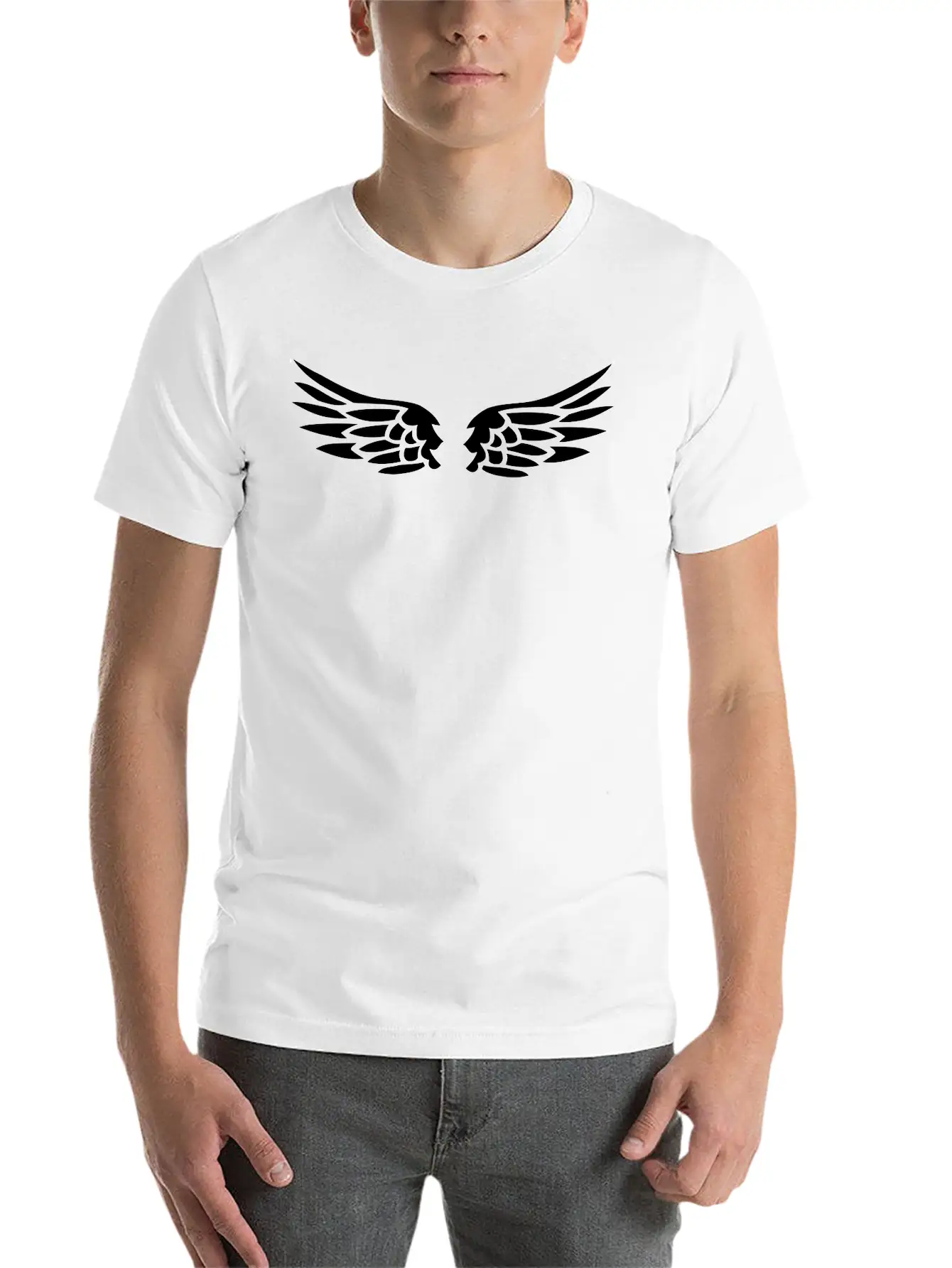 Wings Stylish Everyday T-Shirt – Unisex Basic Cotton Tee