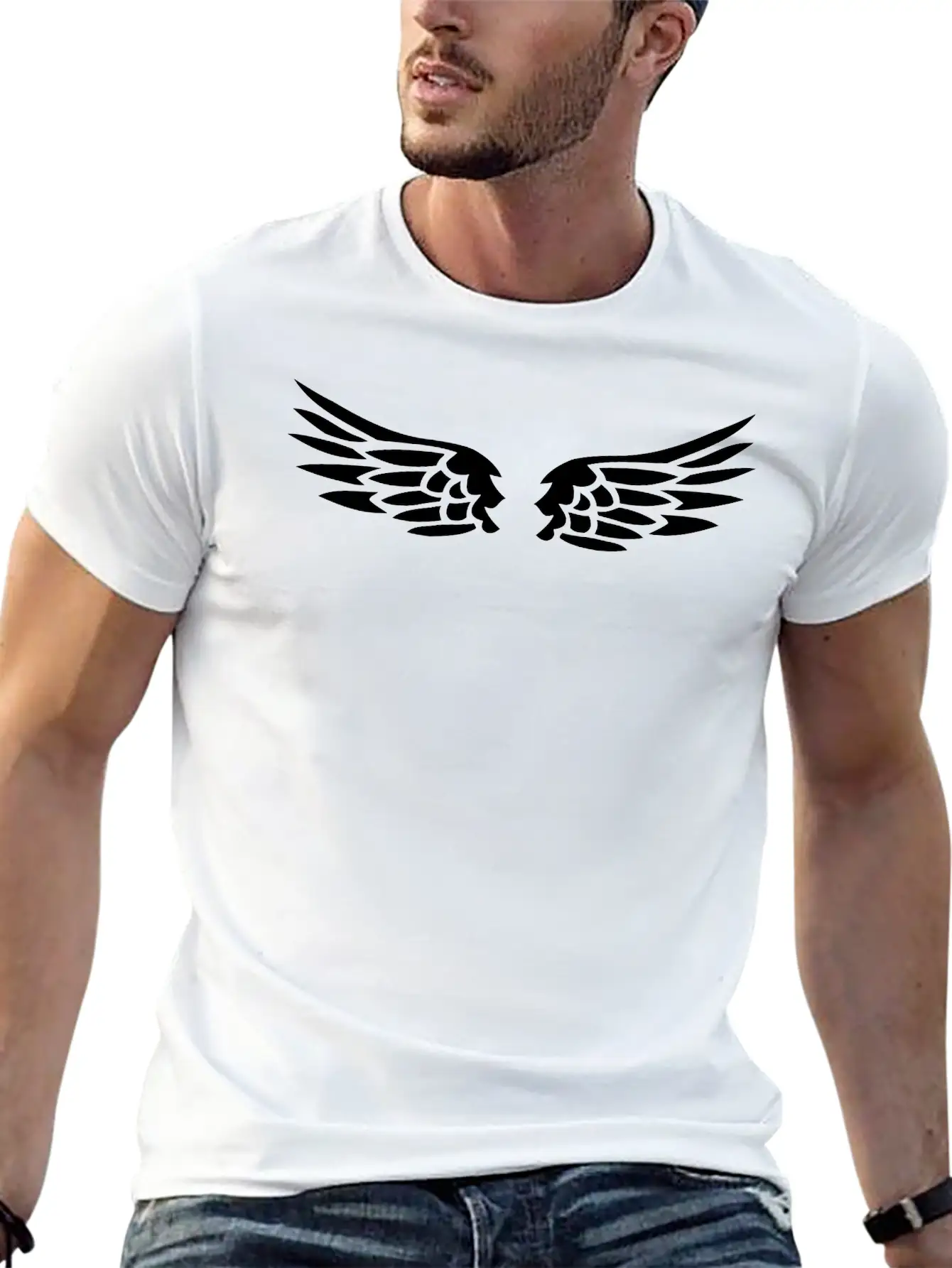 Wings Stylish Everyday T-Shirt – Unisex Basic Cotton Tee