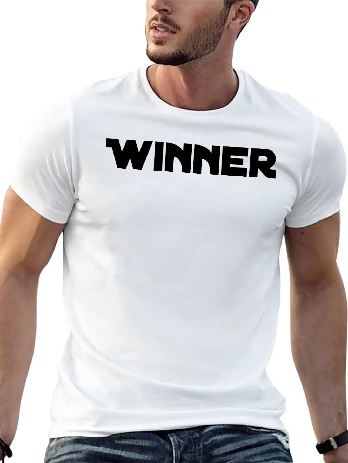 Winner Essential Cotton Tee For Daily Outfits – Unisex Style