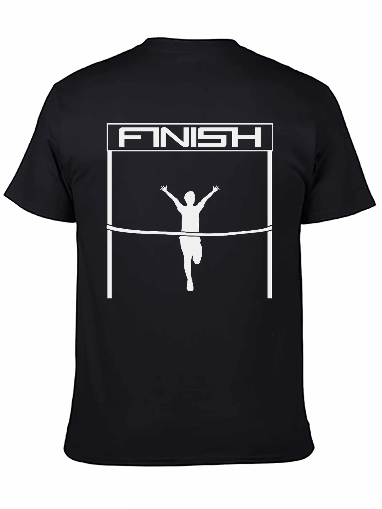 Winner Finish Goal Finish Red Ribbon Goal Race Fas Lightweight Cotton T-Shirt – Daily Comfort Graphic Shirt