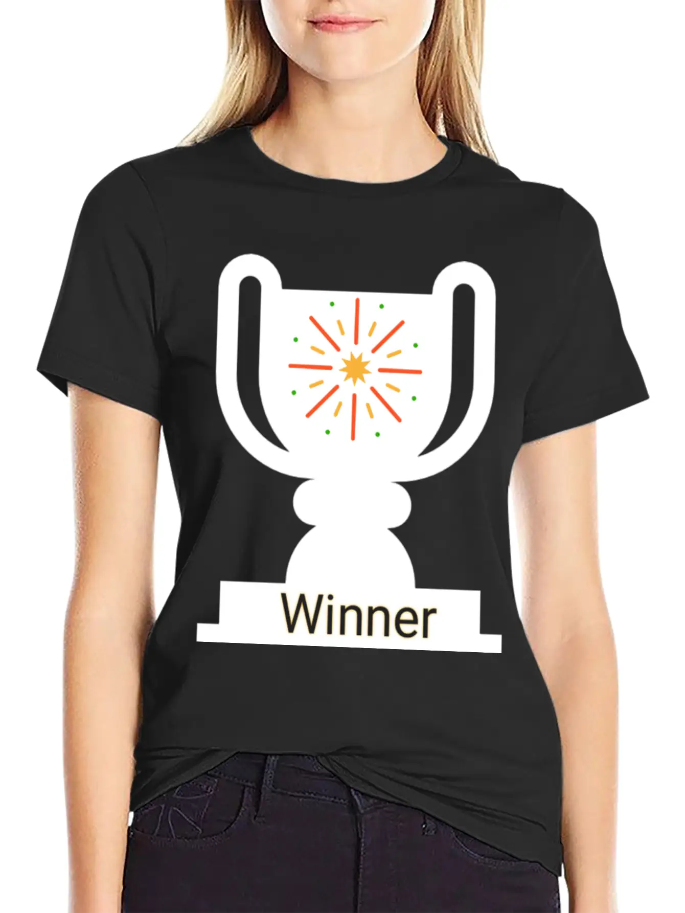 Winner Unisex Casual T-Shirt – Clean Design For Daily Comfort