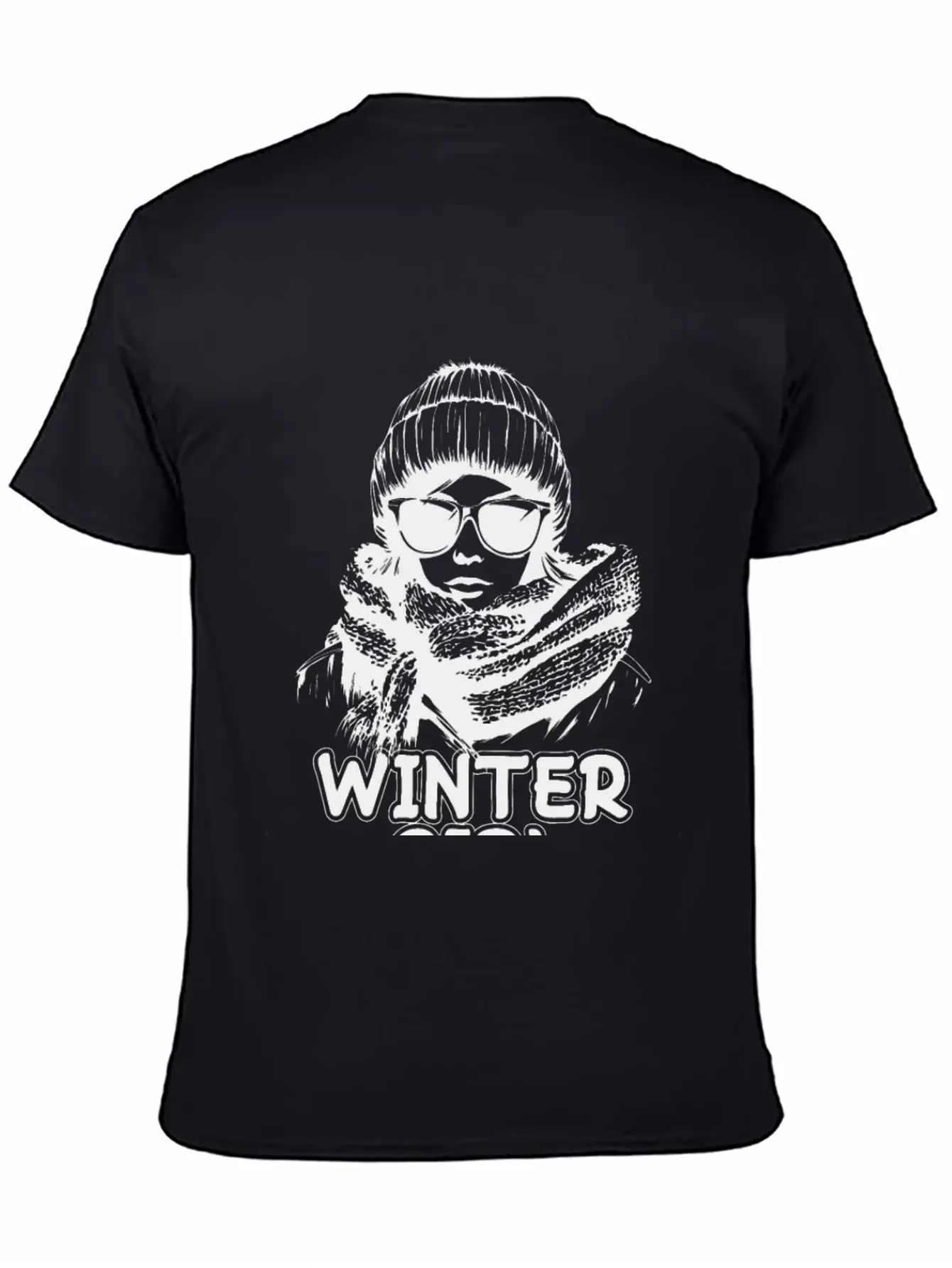 Winter Girl Modern Fit Casual T-Shirt ��� Clean And Versatile Design