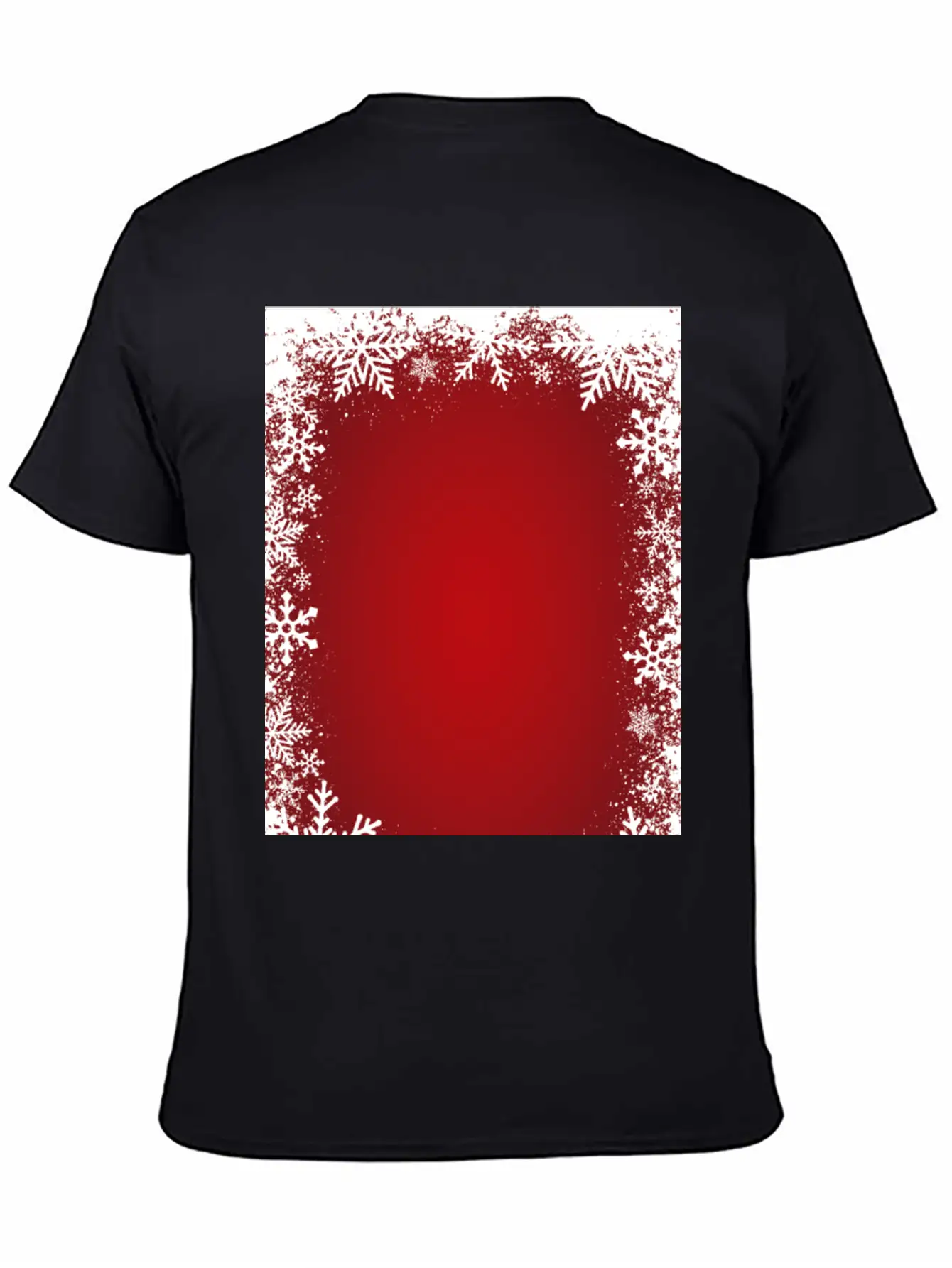 Winter Image Background Classic Fit Graphic Tee For Daily Comfort – Unisex Cotton Shirt
