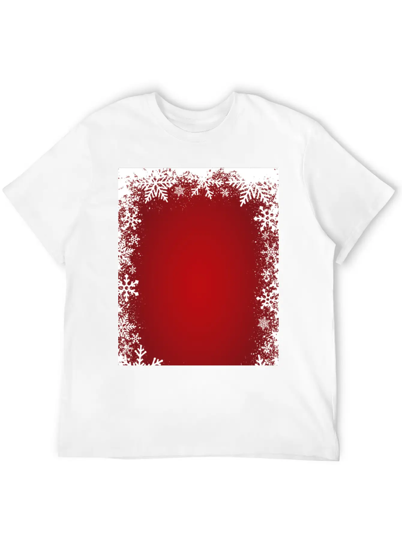 Winter Image Background Classic Fit Graphic Tee For Daily Comfort – Unisex Cotton Shirt