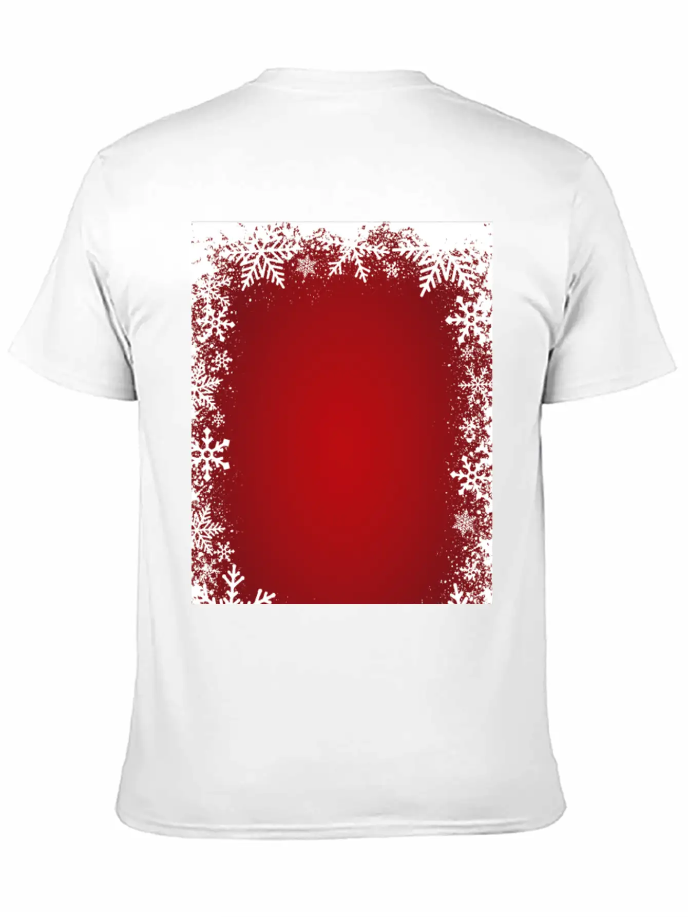 Winter Image Background Classic Fit Graphic Tee For Daily Comfort – Unisex Cotton Shirt