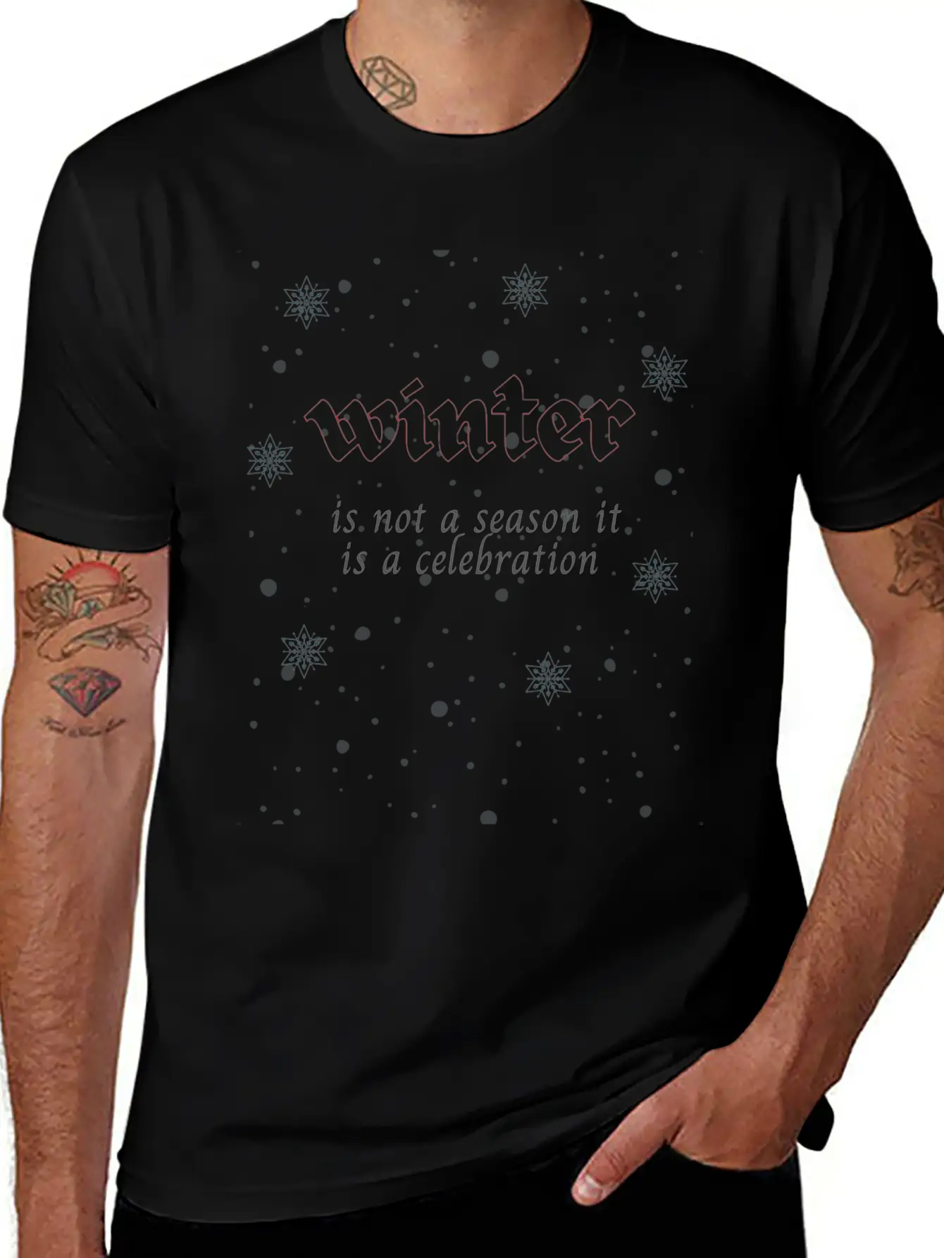 Winter Is Not A Season It Is A Celebration Relaxed Everyday Tee – Lightweight And Durable Cotton