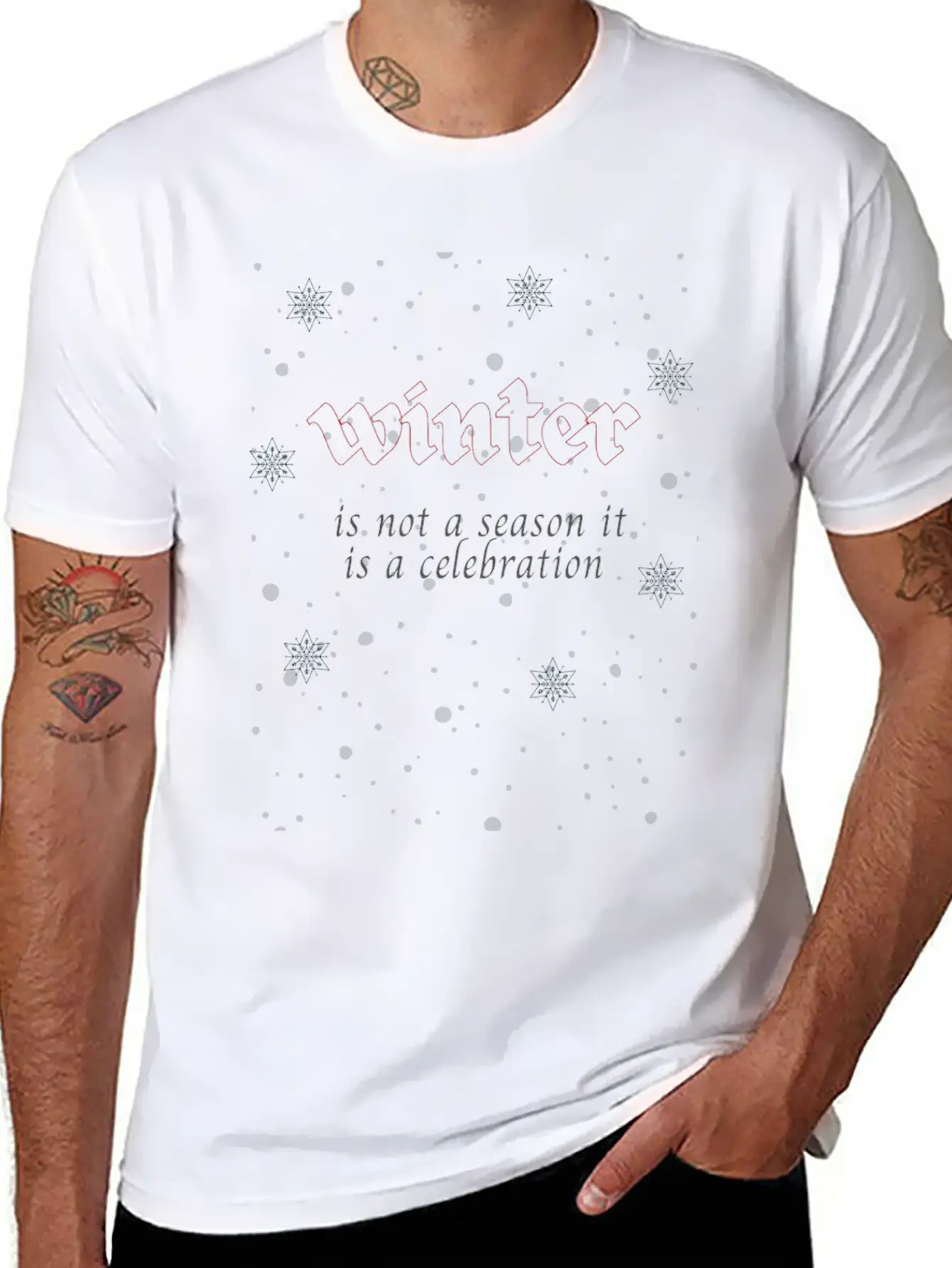 Winter Is Not A Season It Is A Celebration Relaxed Everyday Tee – Lightweight And Durable Cotton