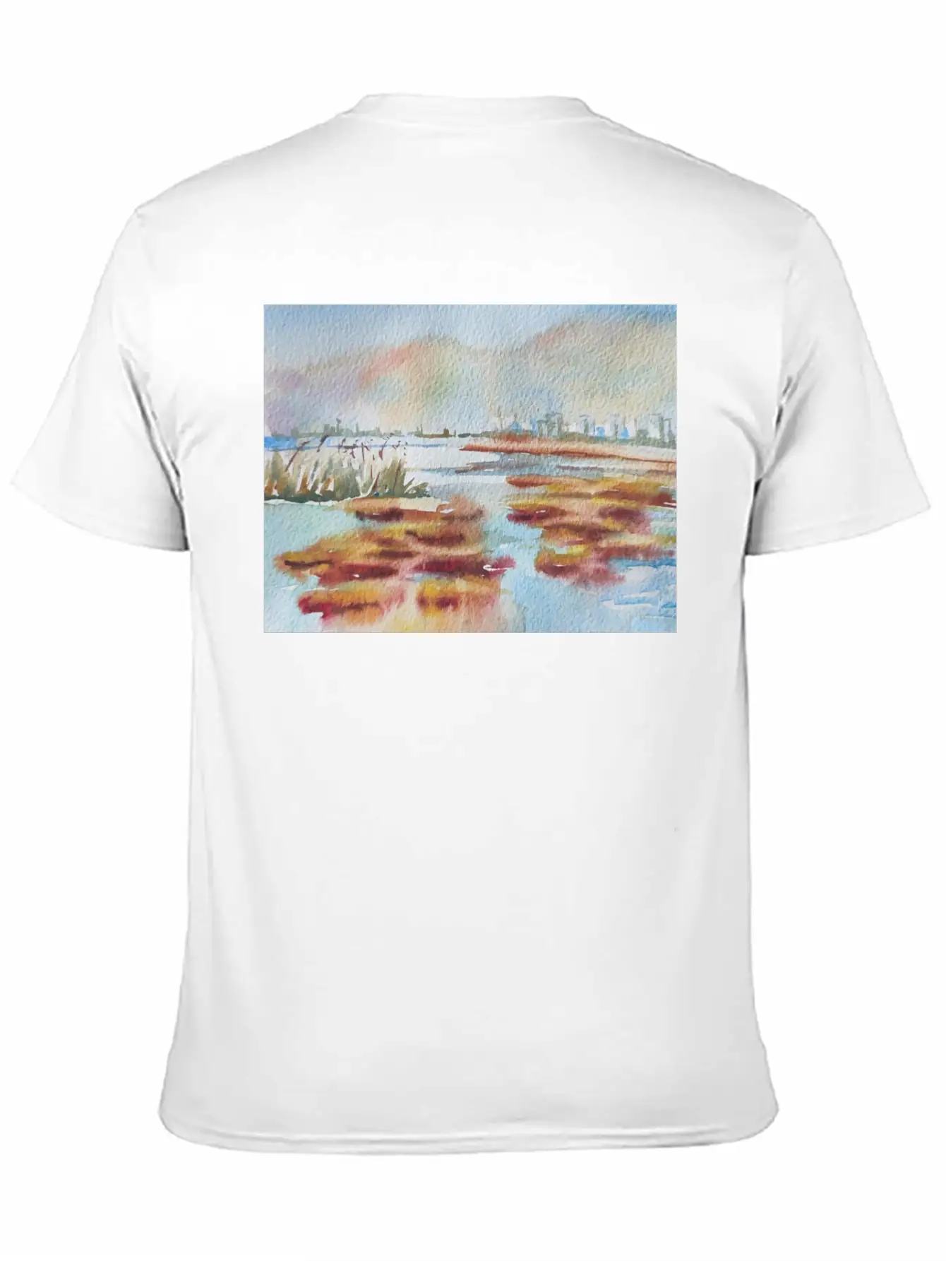 Winter Landscape Comfortable Minimalist Graphic Tee – Summer Style Essential