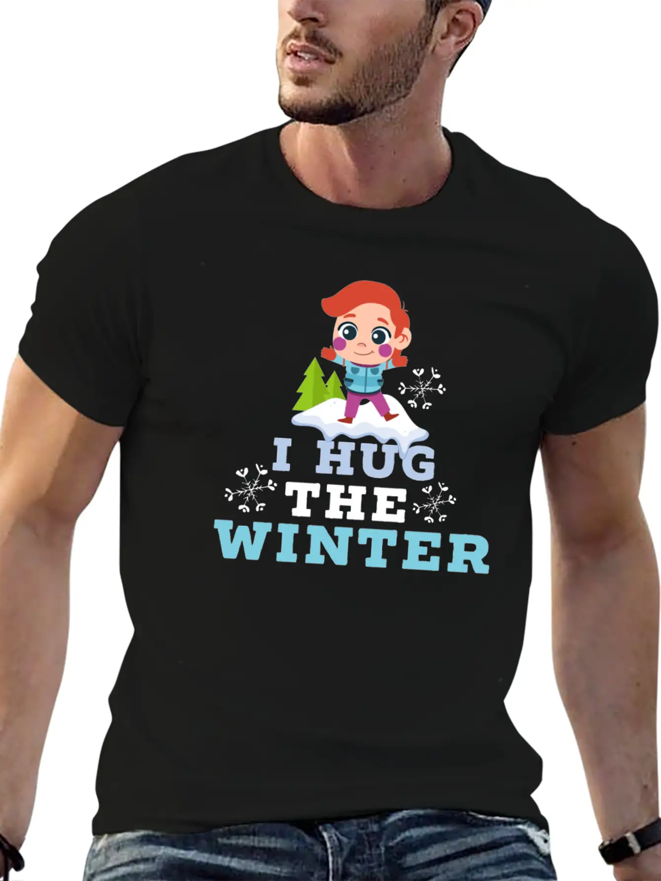 Winter Love Saying Relaxed Everyday Tee – Lightweight And Durable Cotton