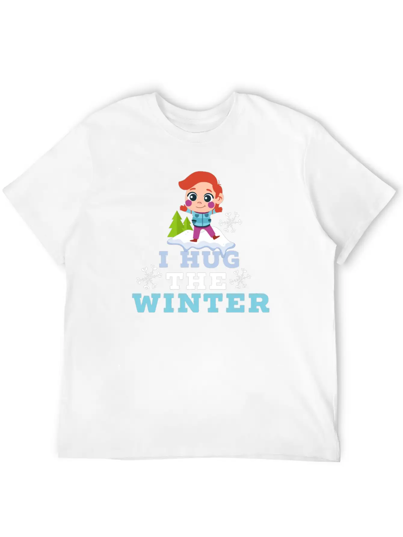 Winter Love Saying Relaxed Everyday Tee – Lightweight And Durable Cotton