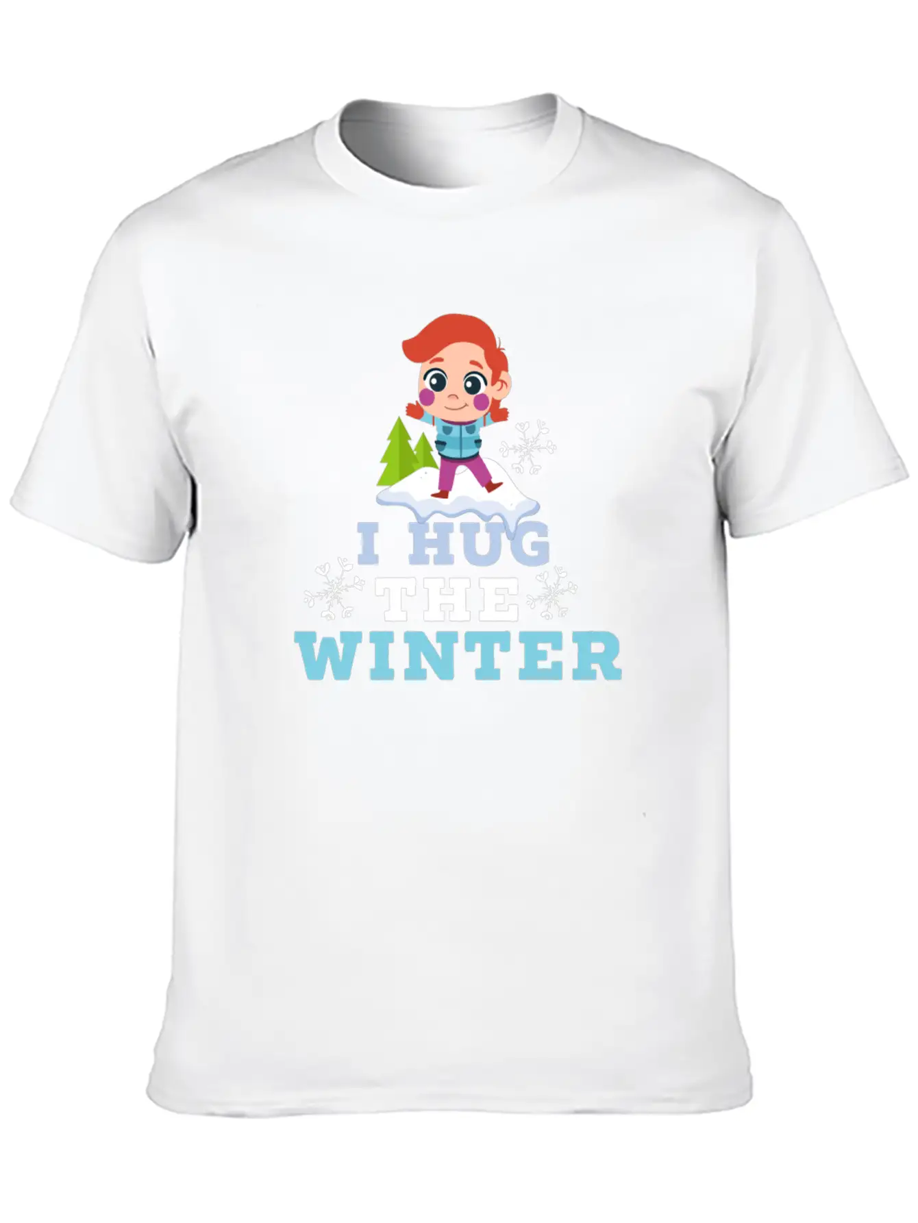 Winter Love Saying Relaxed Everyday Tee – Lightweight And Durable Cotton