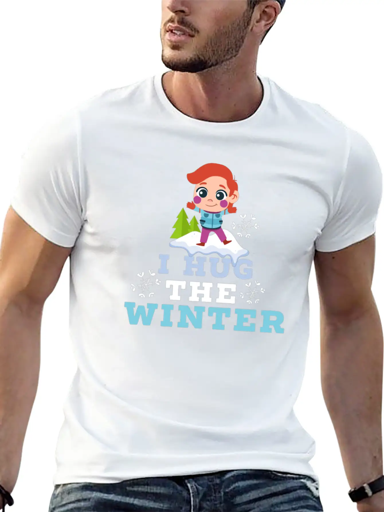 Winter Love Saying Relaxed Everyday Tee – Lightweight And Durable Cotton