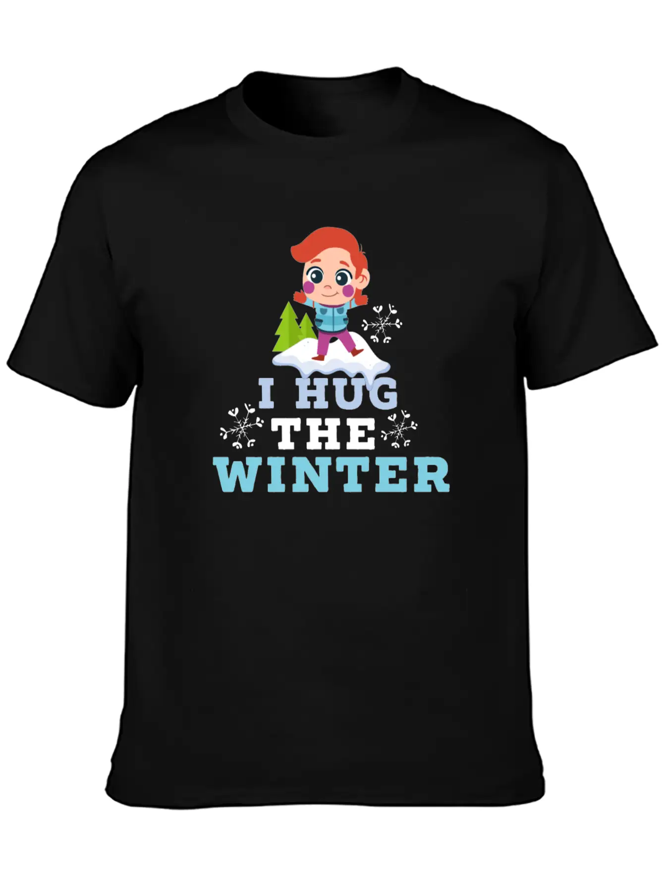 Winter Love Saying Relaxed Everyday Tee – Lightweight And Durable Cotton