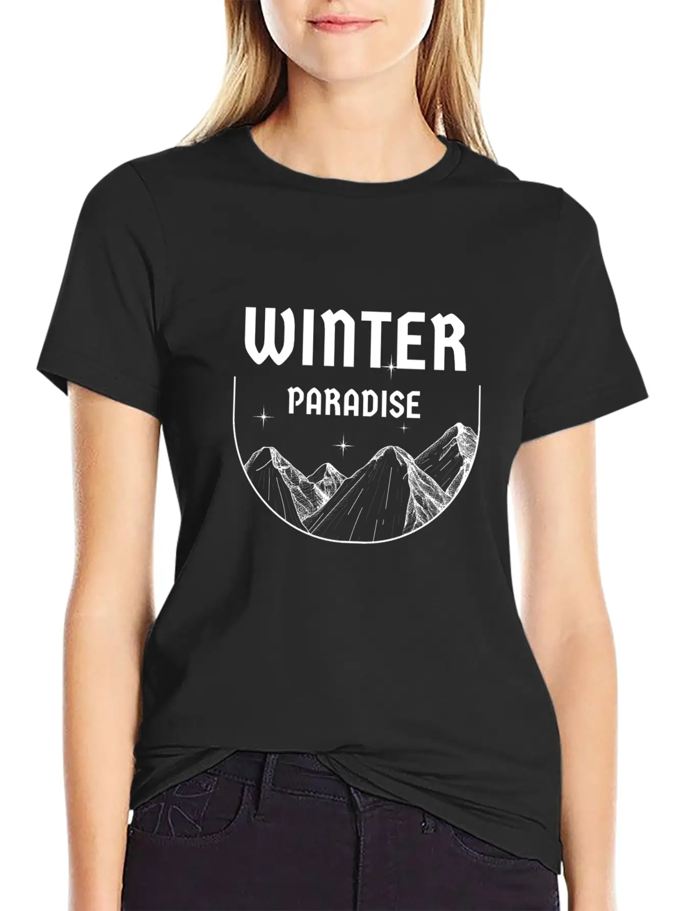 Winter Paradis Classic Fit Graphic Tee For Daily Comfort – Unisex Cotton Shirt